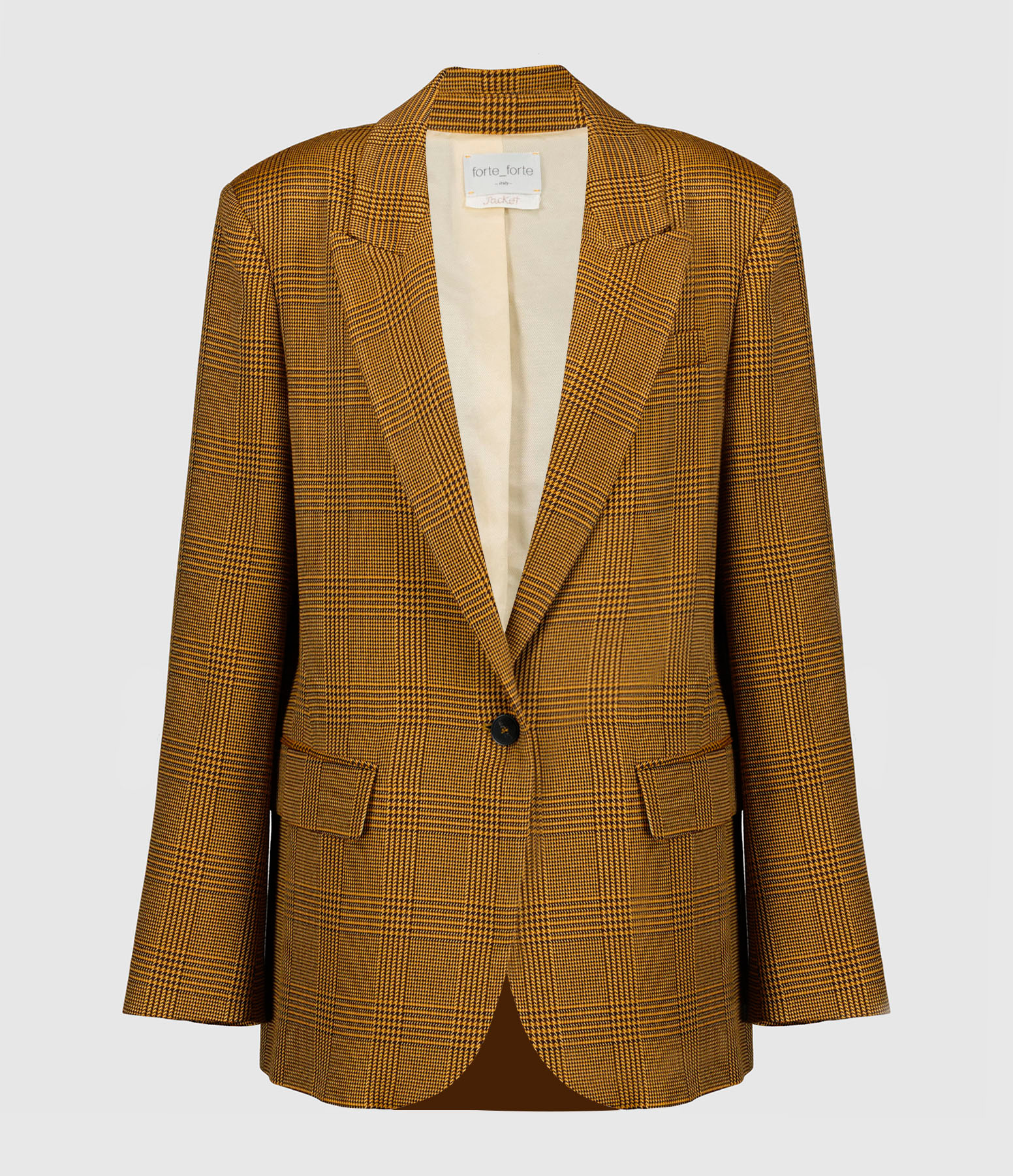Caramel Prince of Wales Jacket