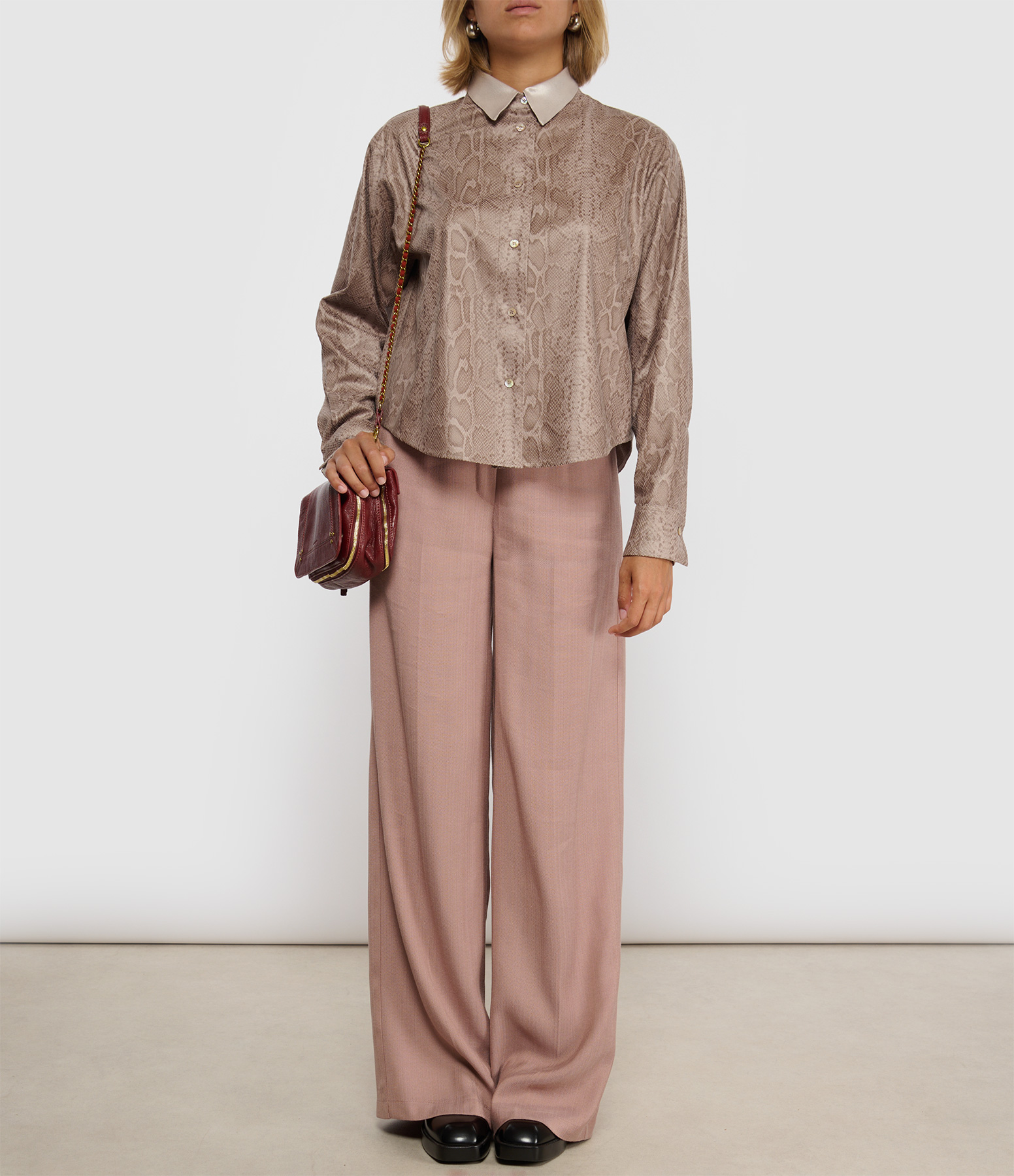 Python Print Stone Overshirt