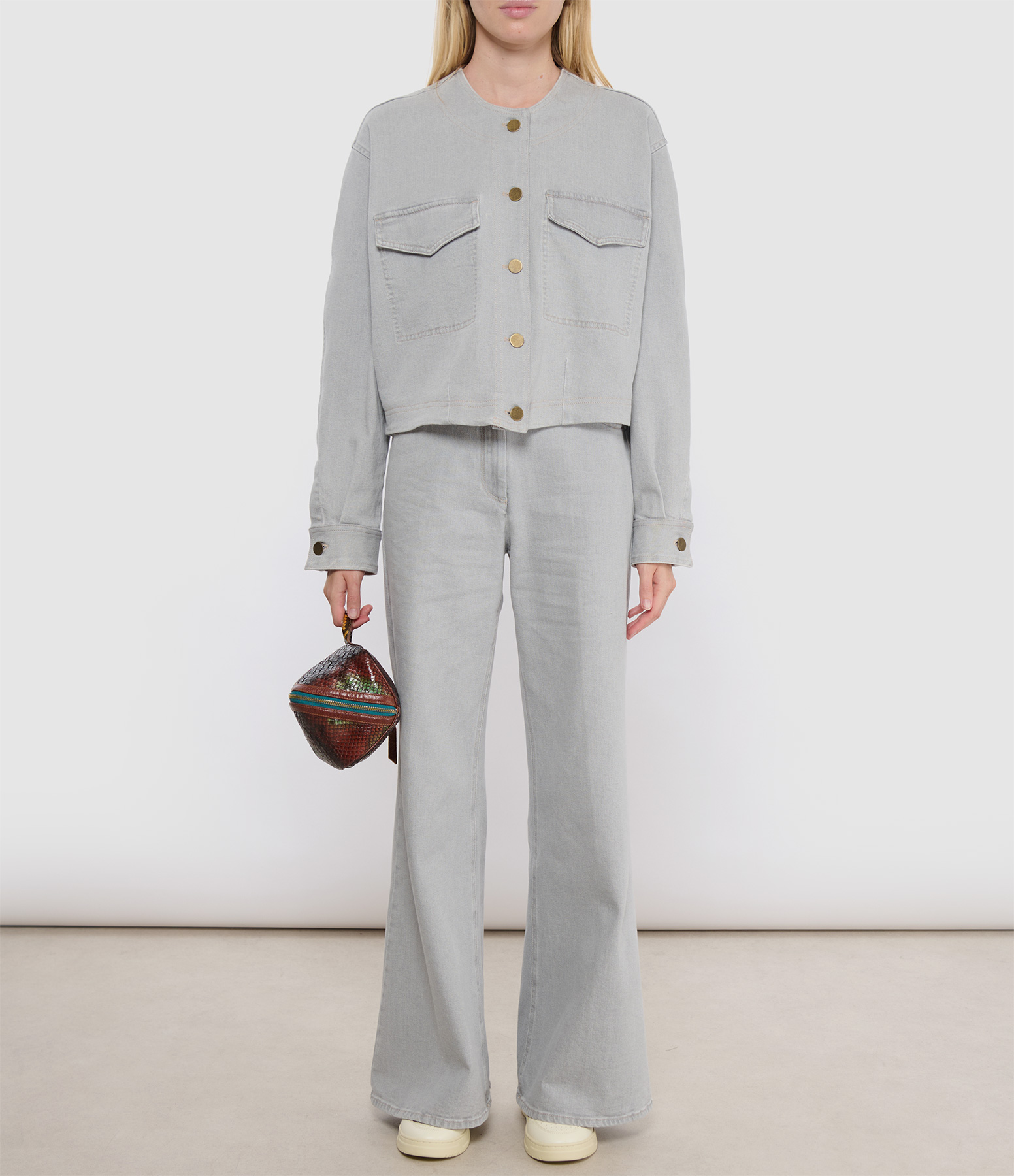 Stone Denim Overshirt