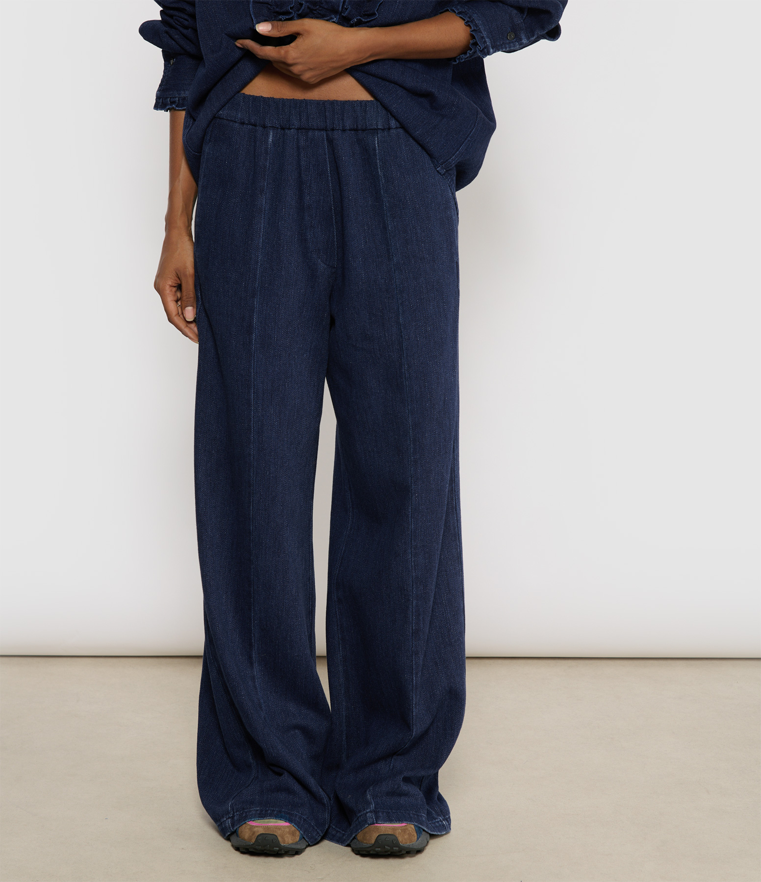 Indaco Palazzo Trousers