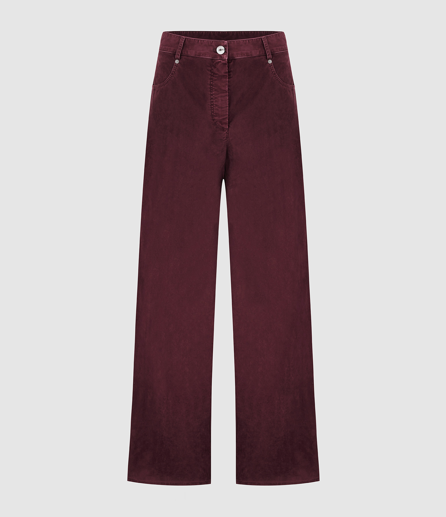 Bordeaux Velvet Trousers