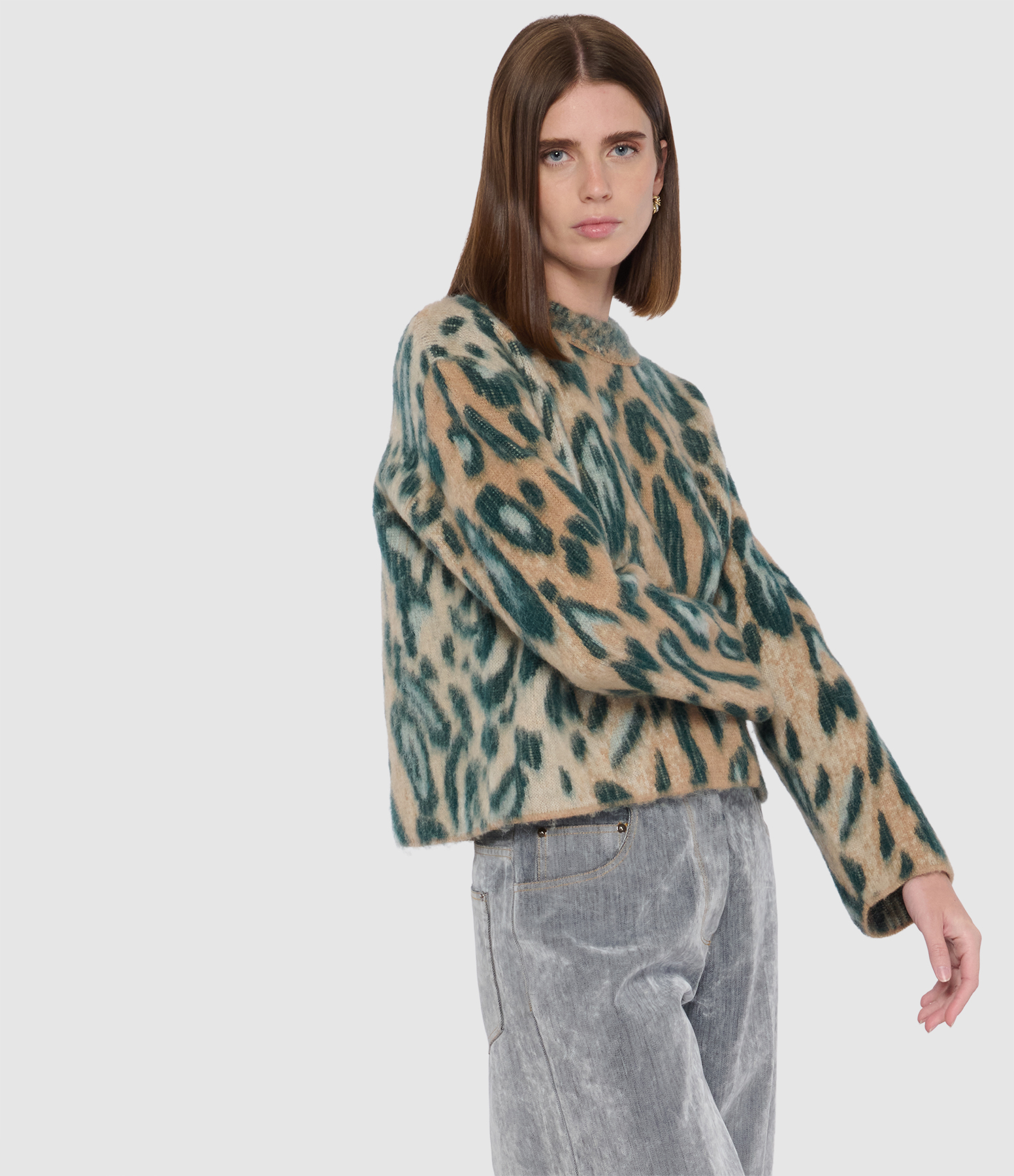 The Brit Leopard Woods Jumper