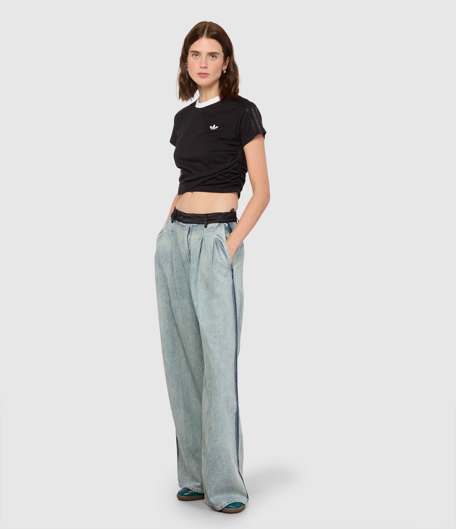 Grey Couture Denim Trousers