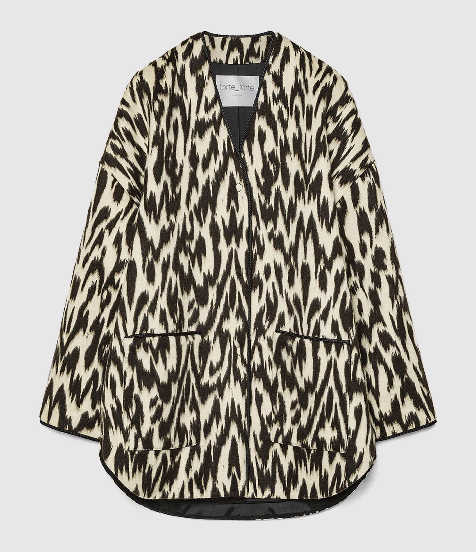 Honey Moiré Coat