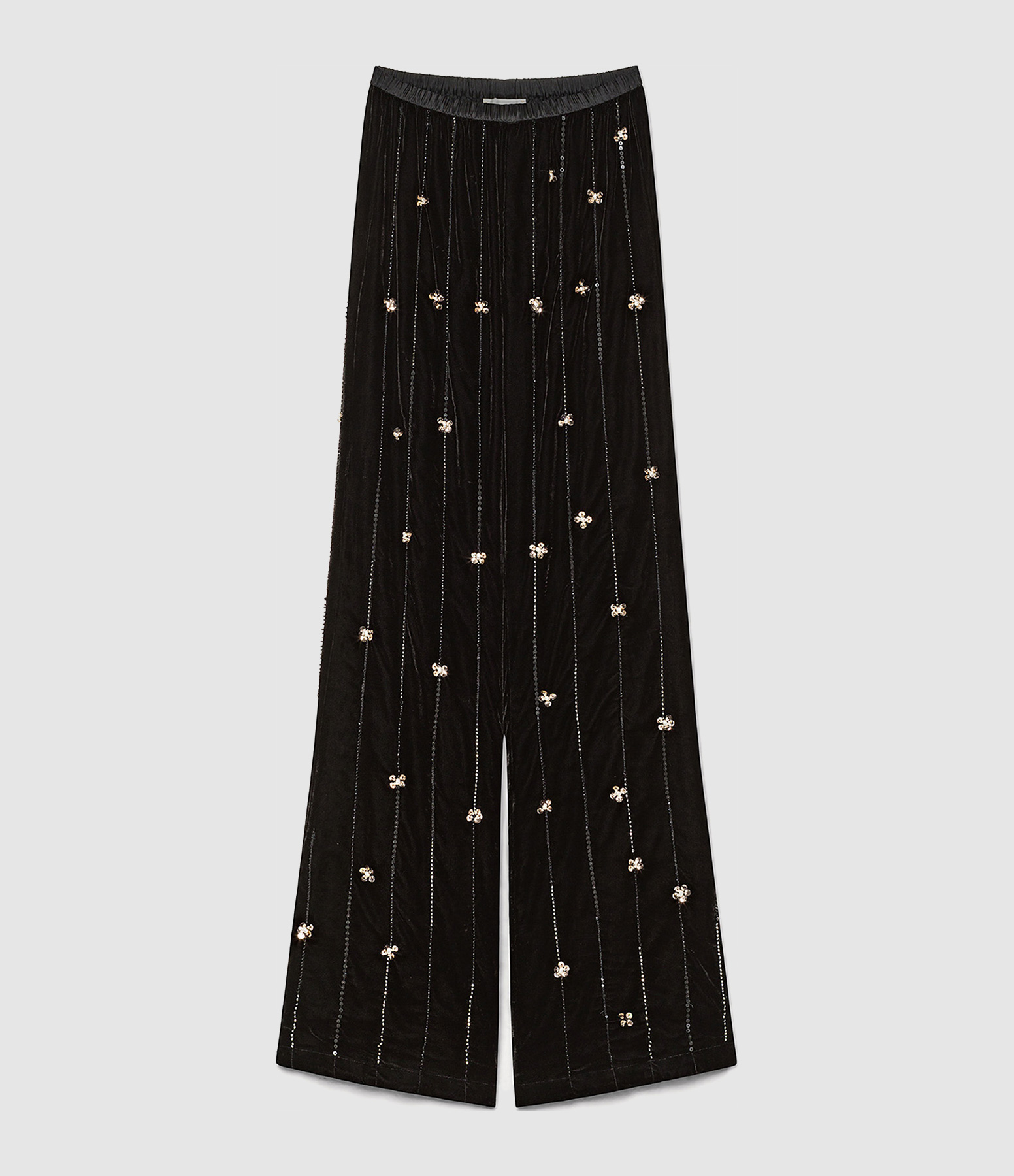 Black 'Petites Étoiles' Trousers
