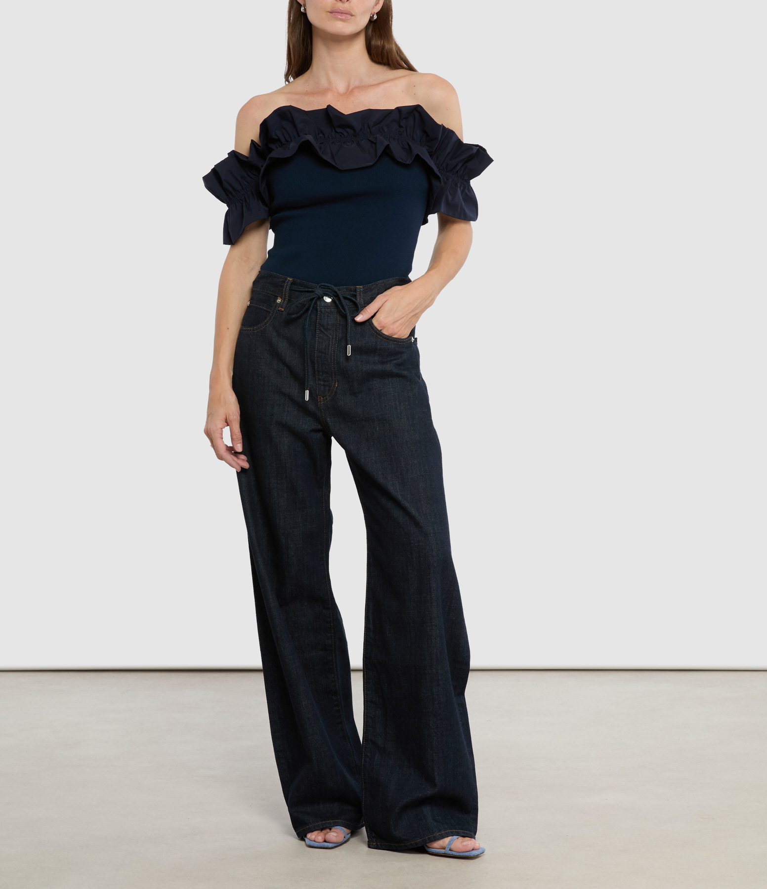Jean The Off Duty Drawstring B Rinse
