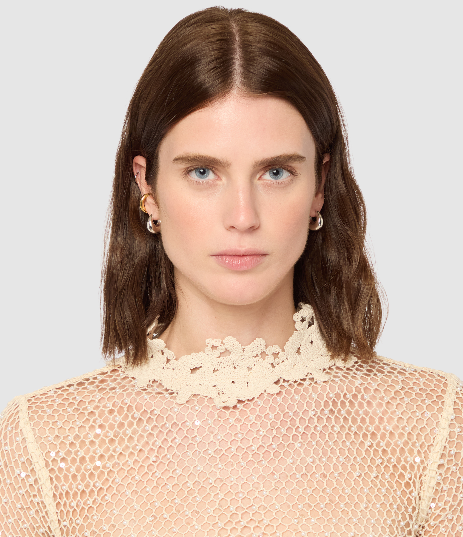Top The Mesh Glimmer Cream