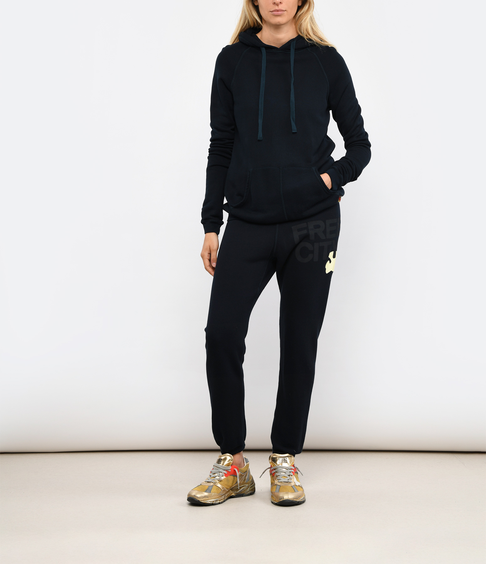 Superfluff Deepspace Cream Hooded Top
