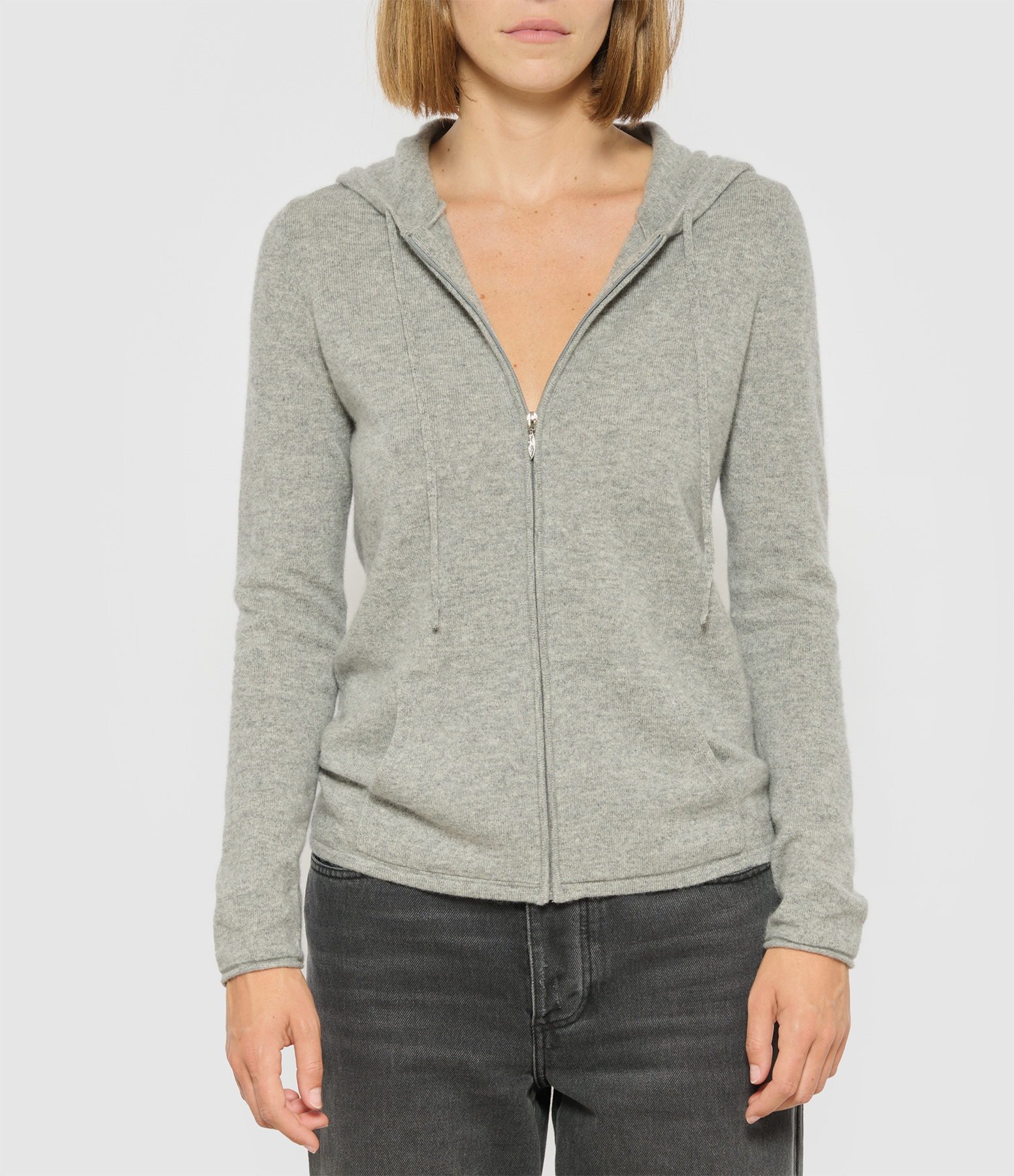 Dark Heather Grey Hoodie