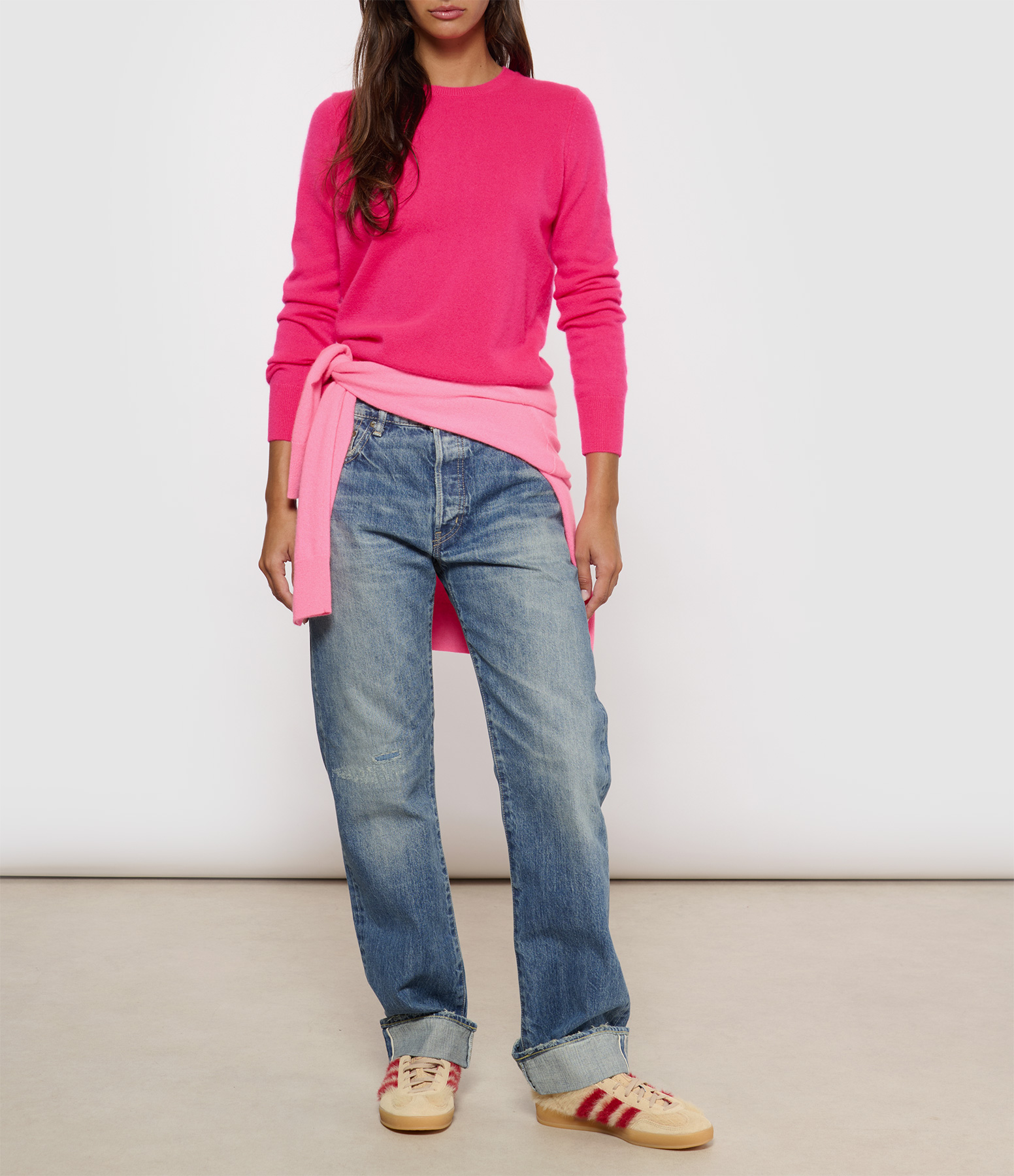 Solar Rose Round-Neck Jumper