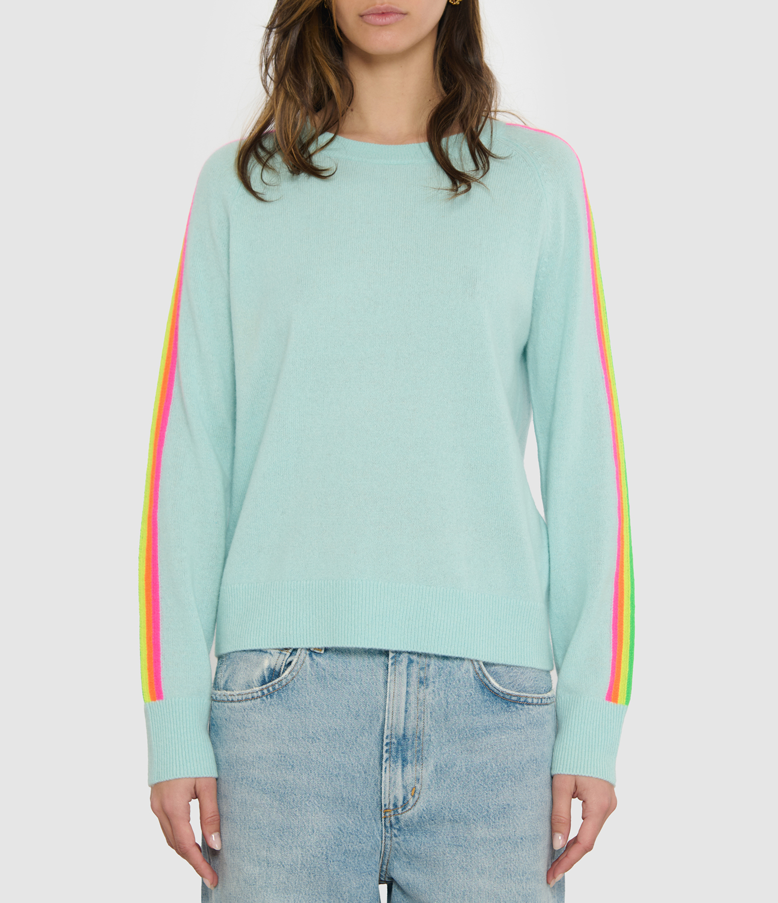 Star Blue Round-Neck Jumper