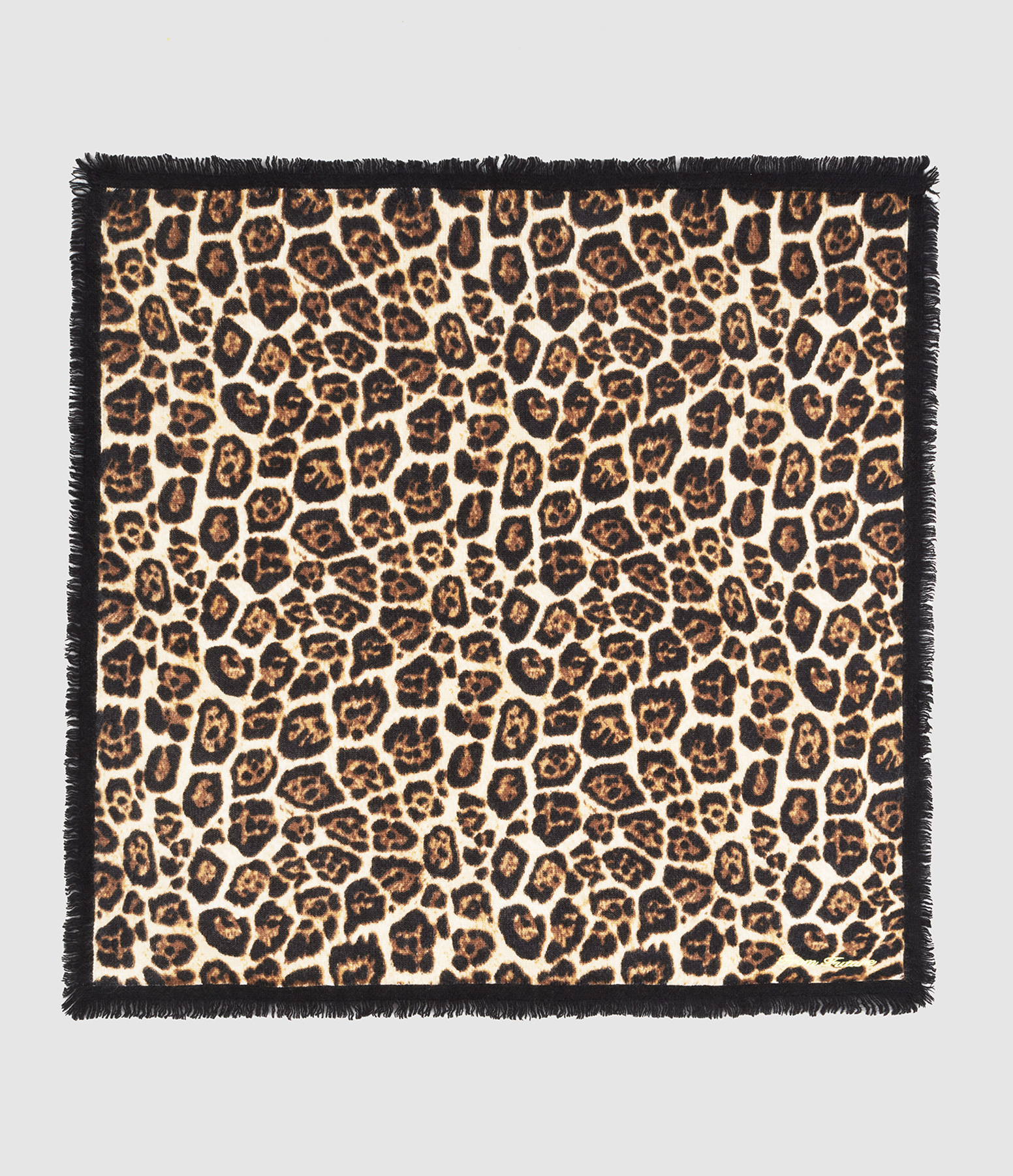 Leopard-print scarf