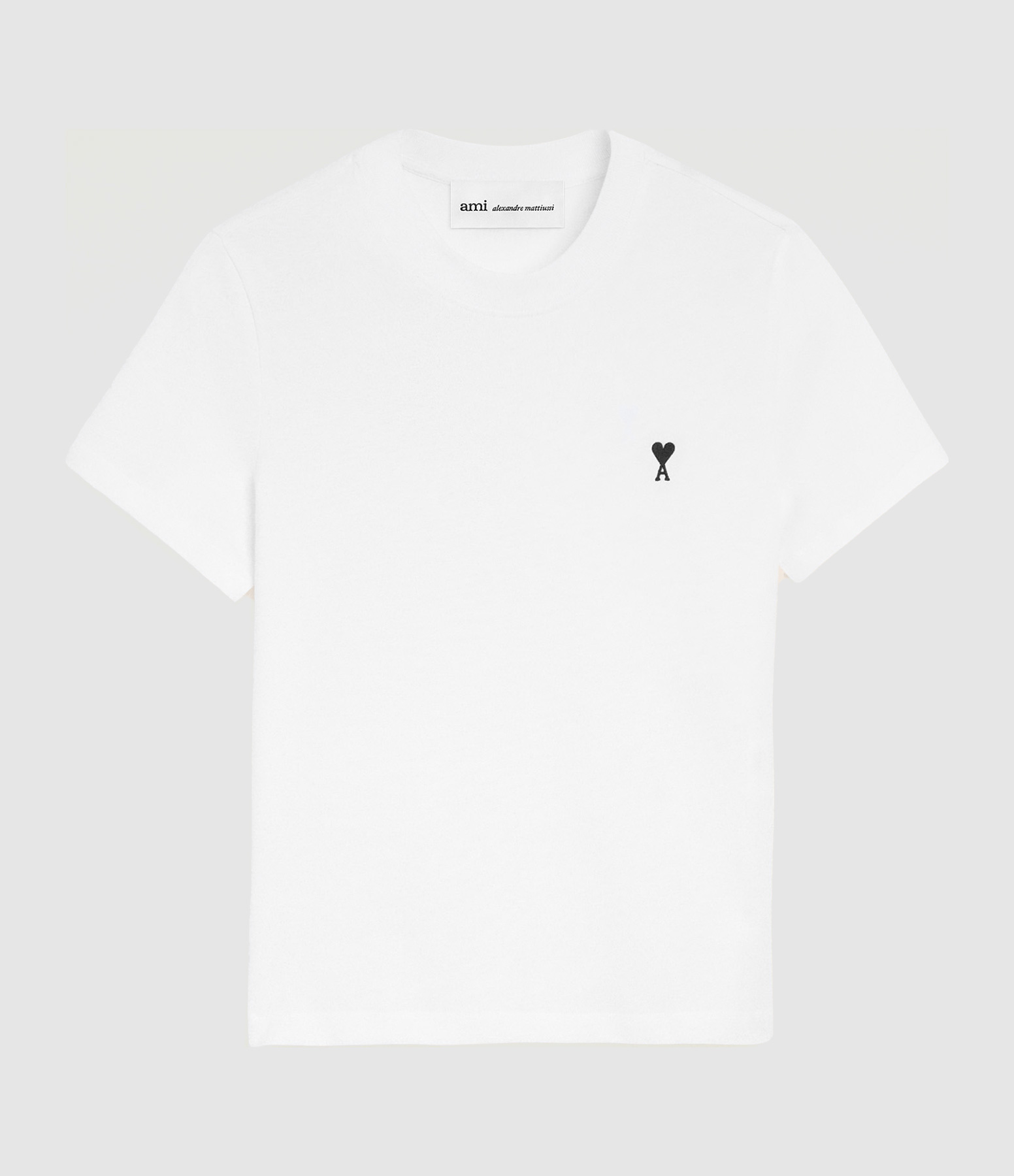Contrasted ‘Ami de Cœur’ White T-shirt
