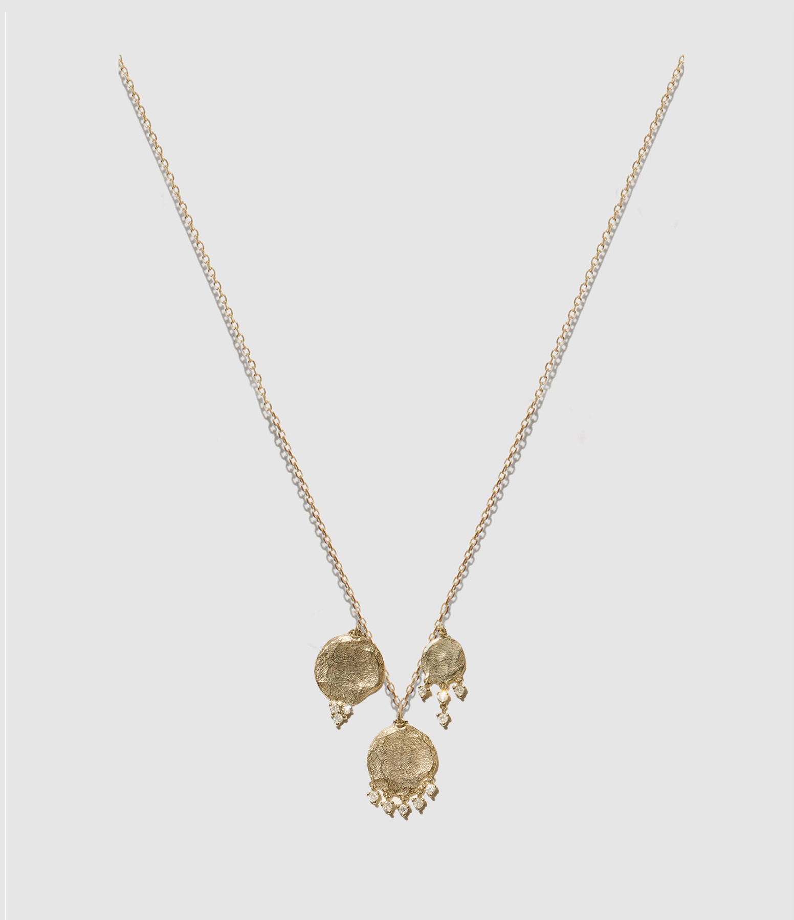 Gaby No. 3 Necklace – Diamonds and Yellow Gold