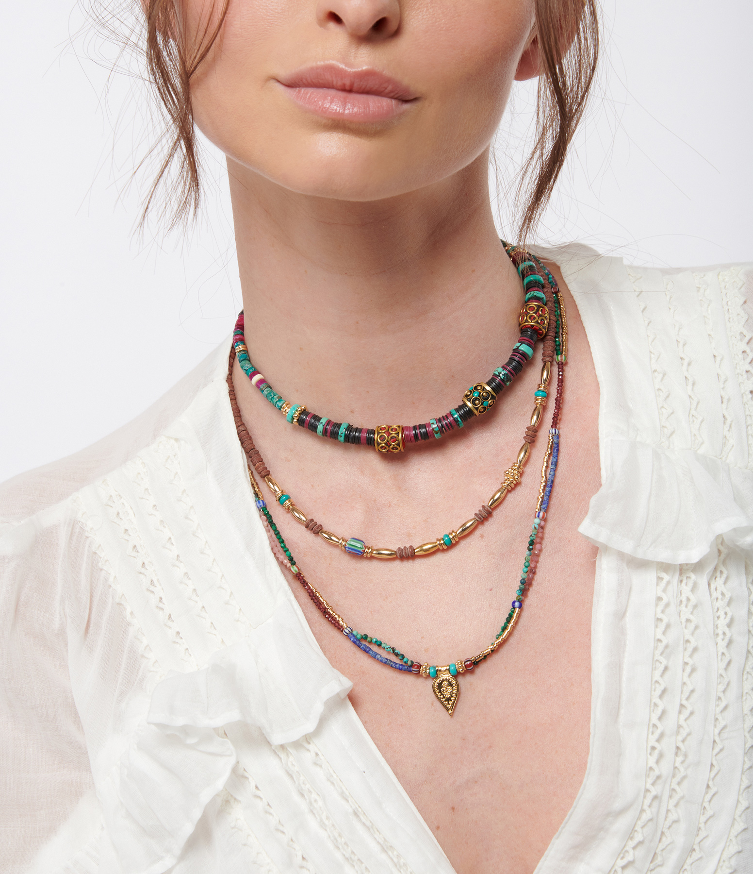 Multicoloured Maya Necklace