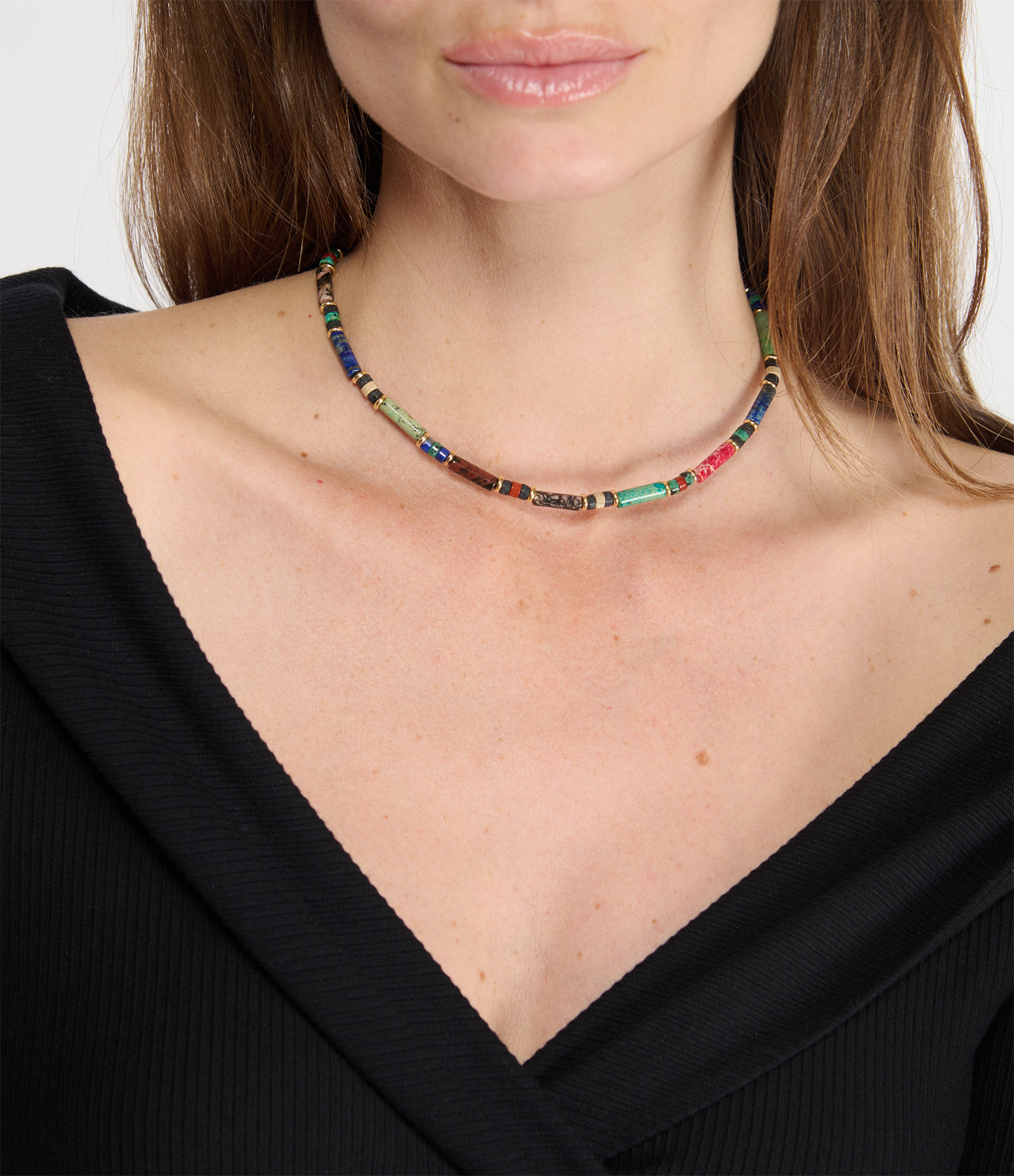 Diego Tubes Gold Necklace