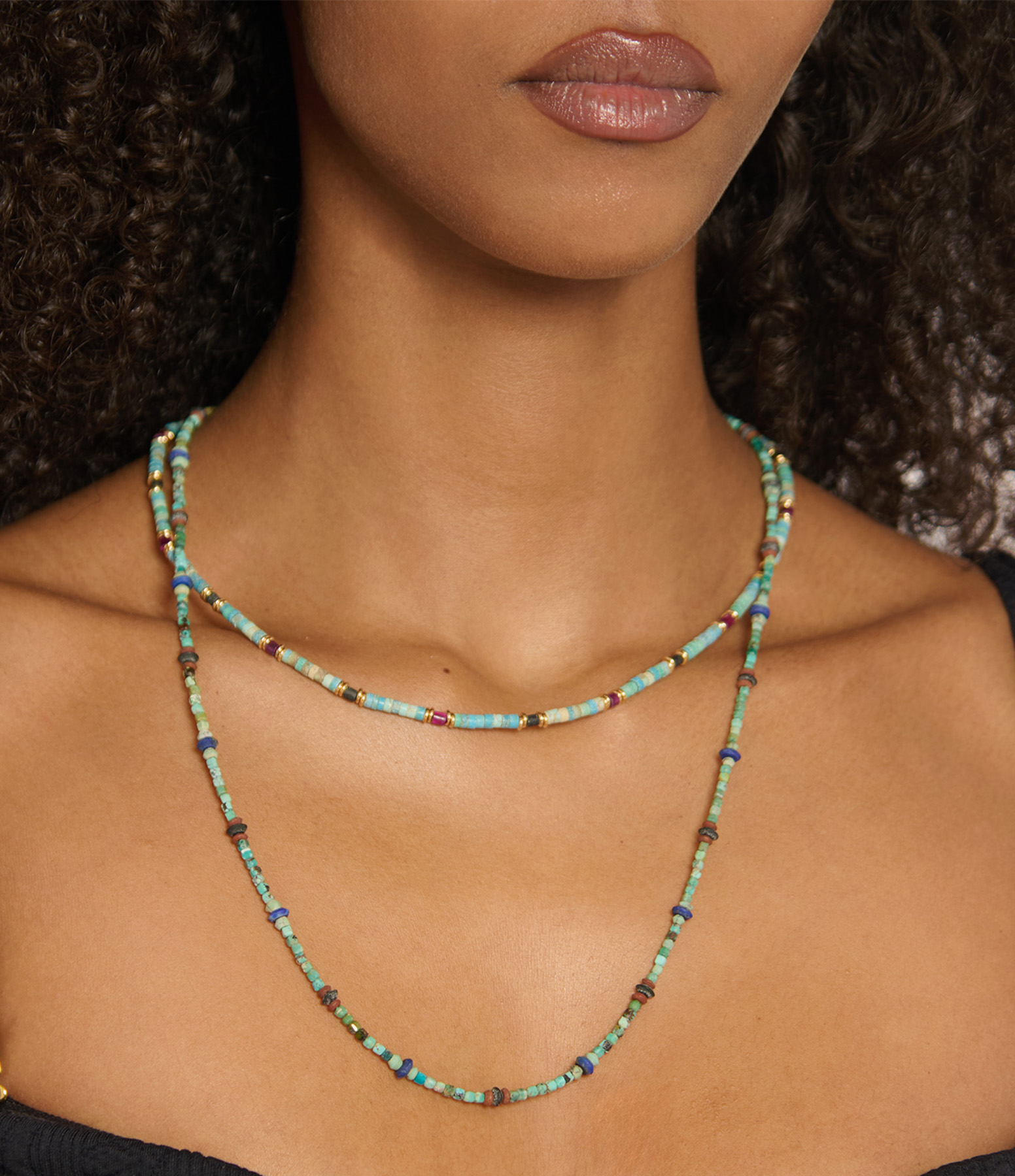 Hooky Short Turquoise Necklace