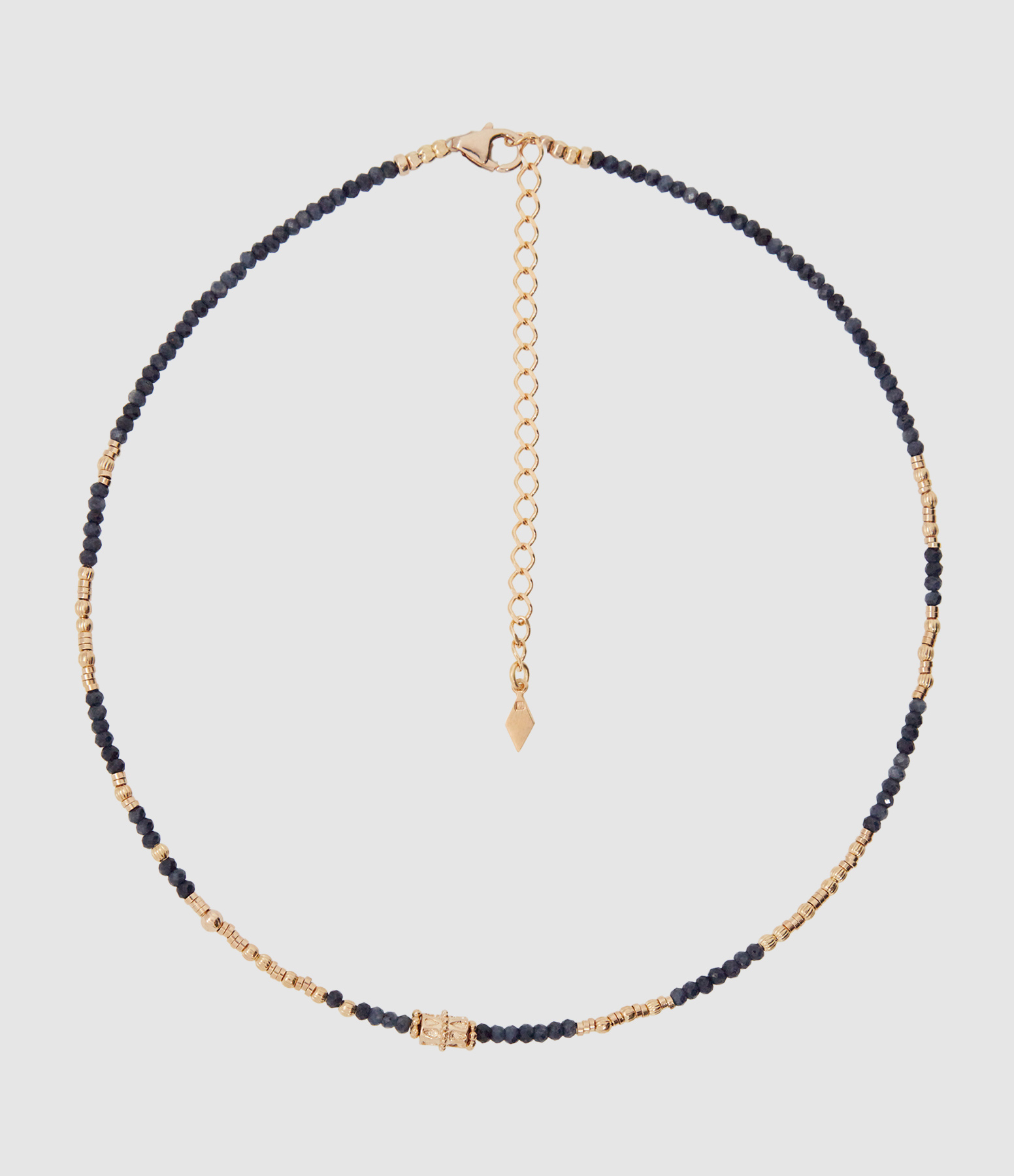 Thais Sapphire Blue Necklace