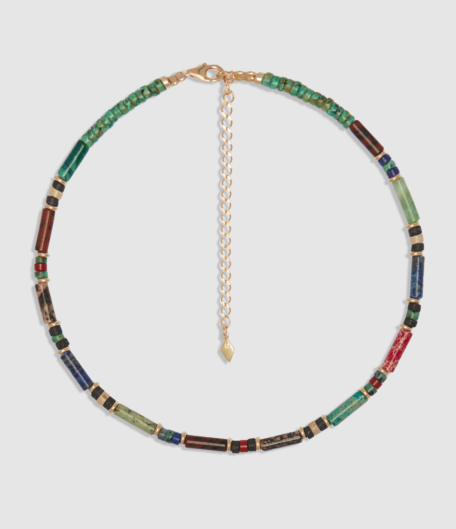 Diego Tubes Gold Necklace