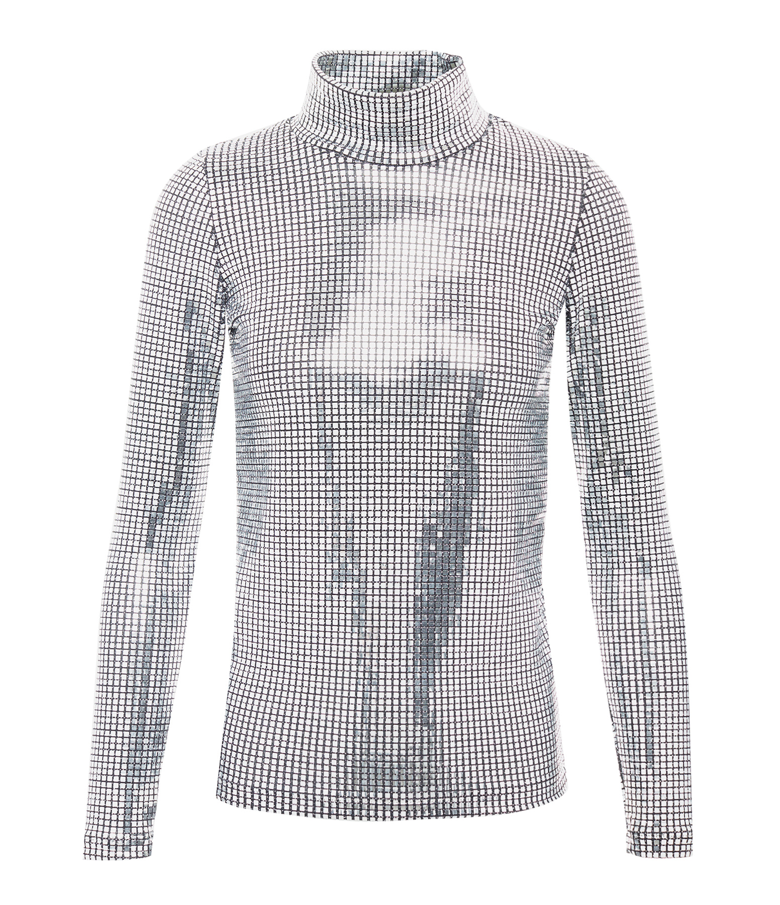 XXYX High-Neck Top in Silver
