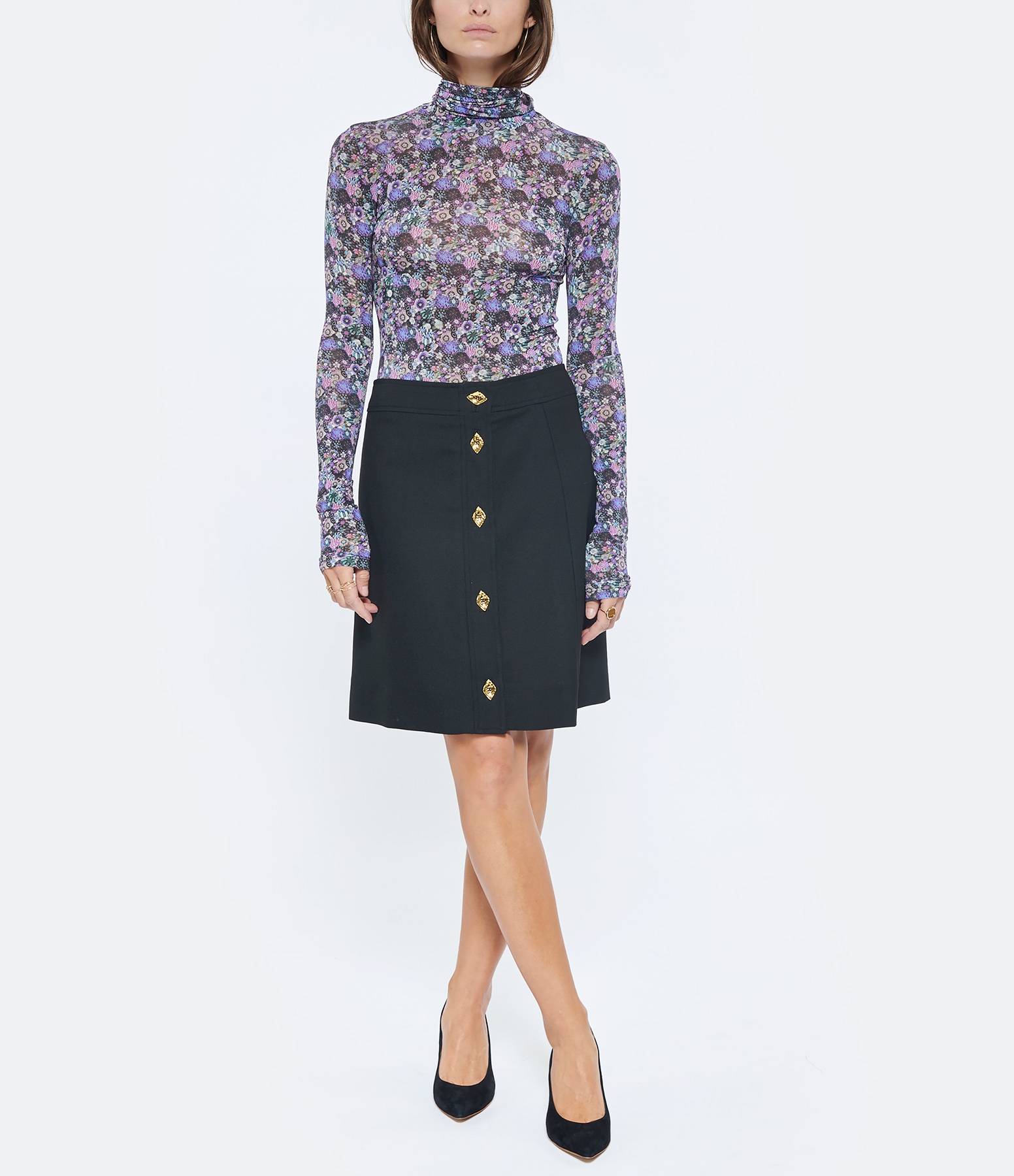 Summer Black Skirt