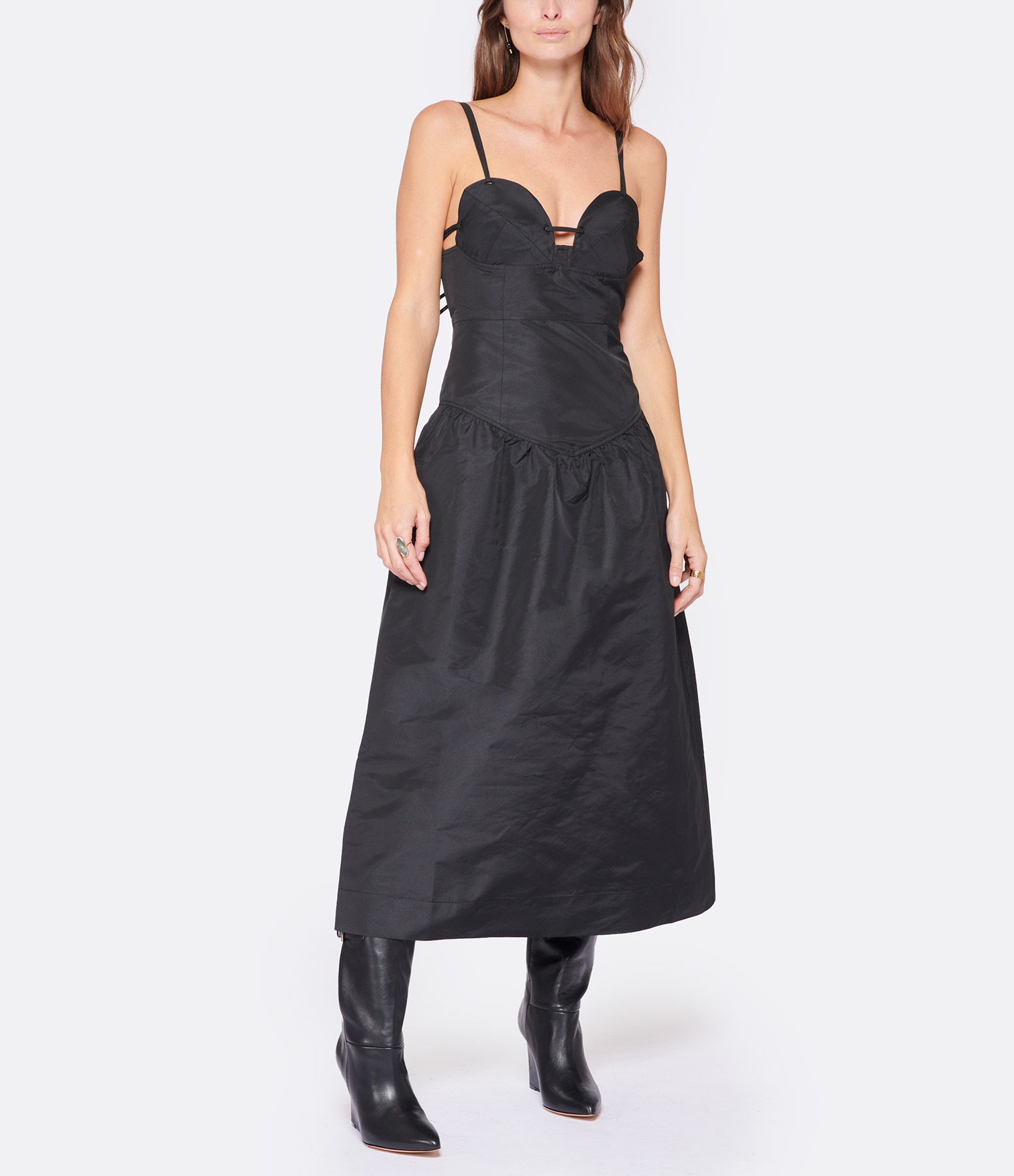 Black Taffeta Dress