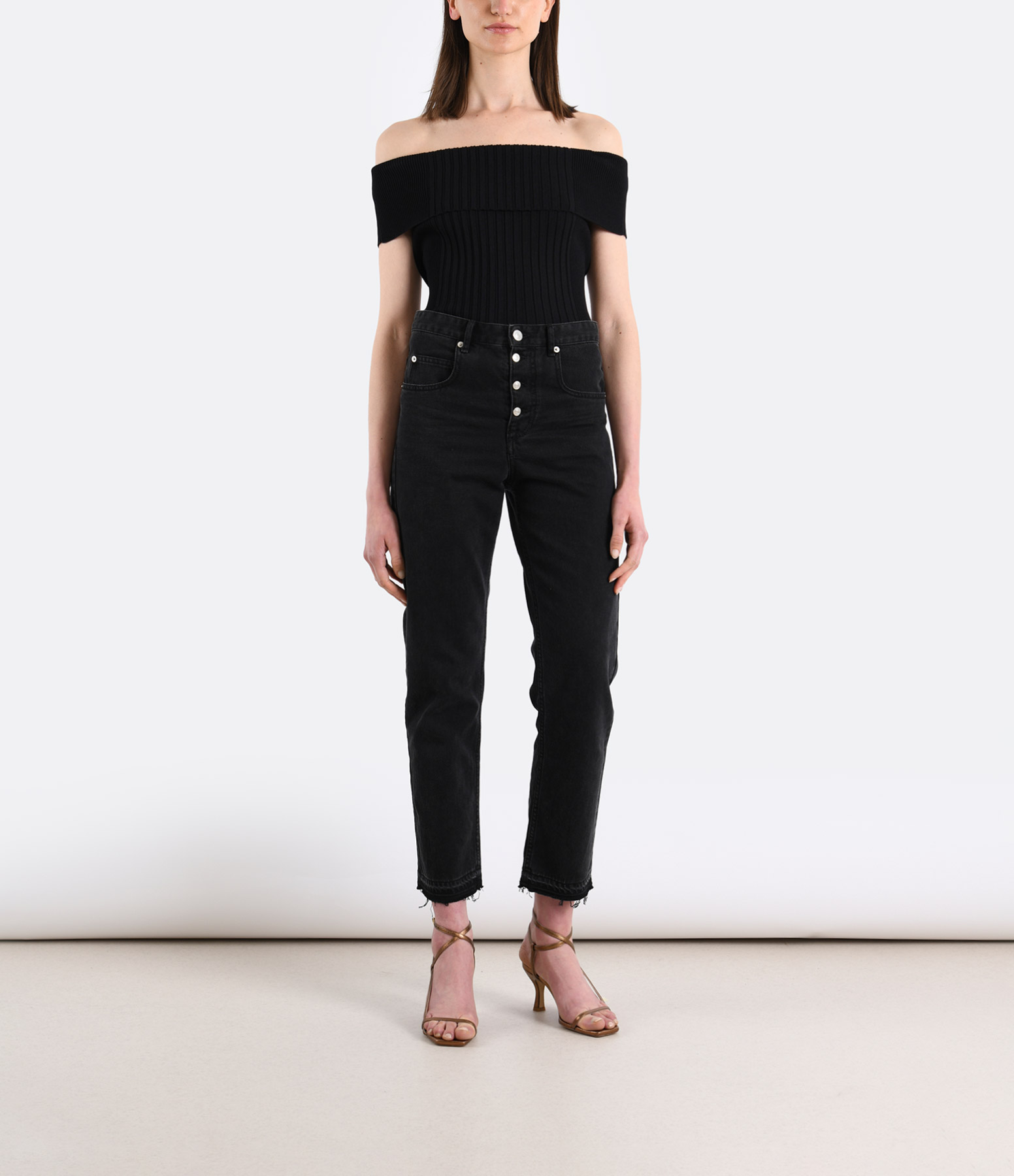 Black Off-the-Shoulder Top