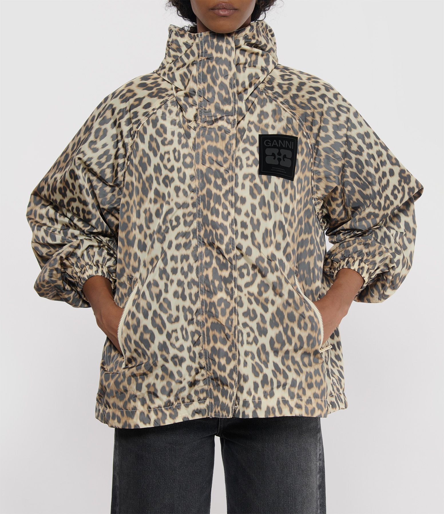 Almond Milk Flyweight Nylon Jacket