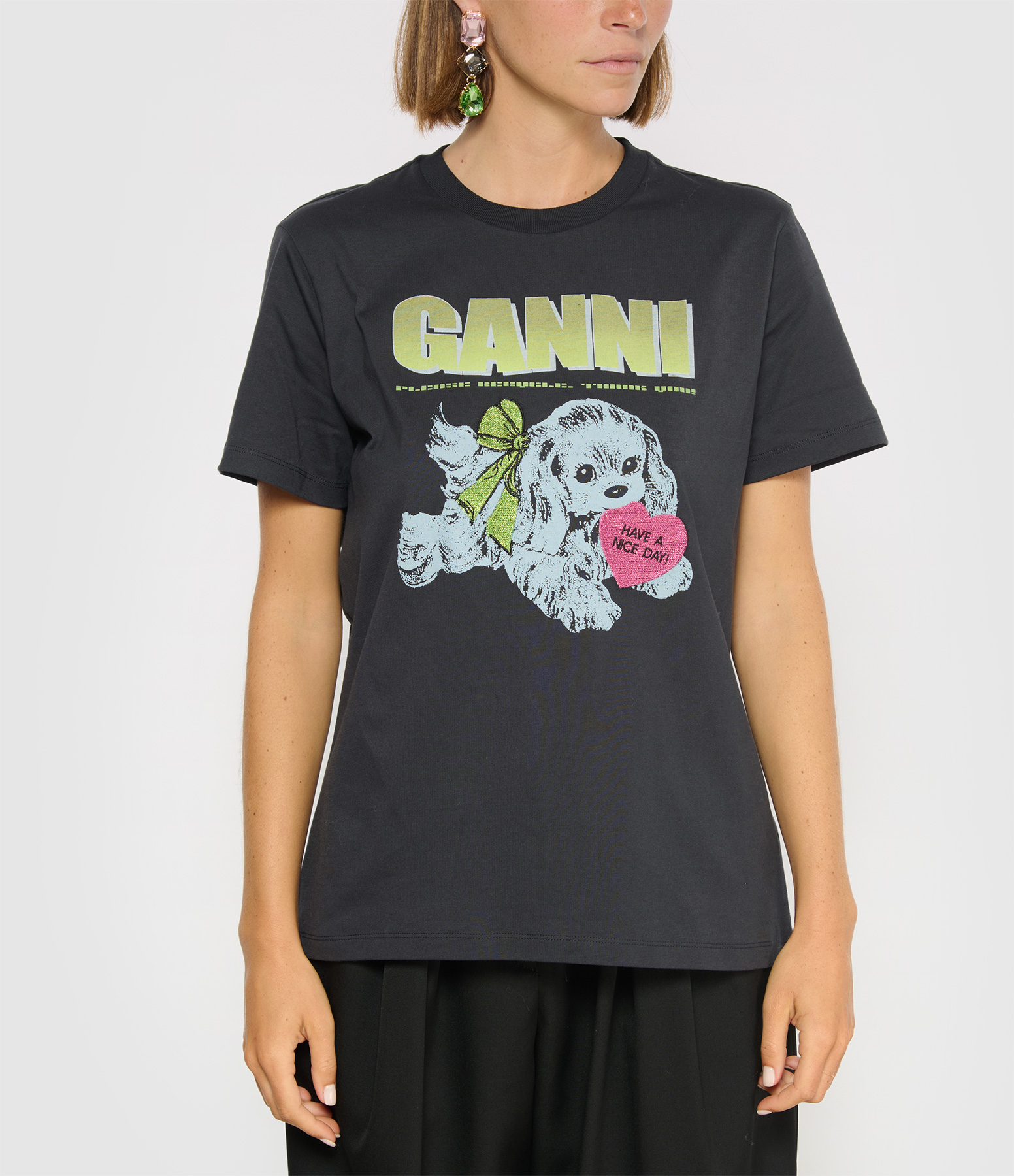 Basic Jersey T-shirt – Neon Puppy Phantom