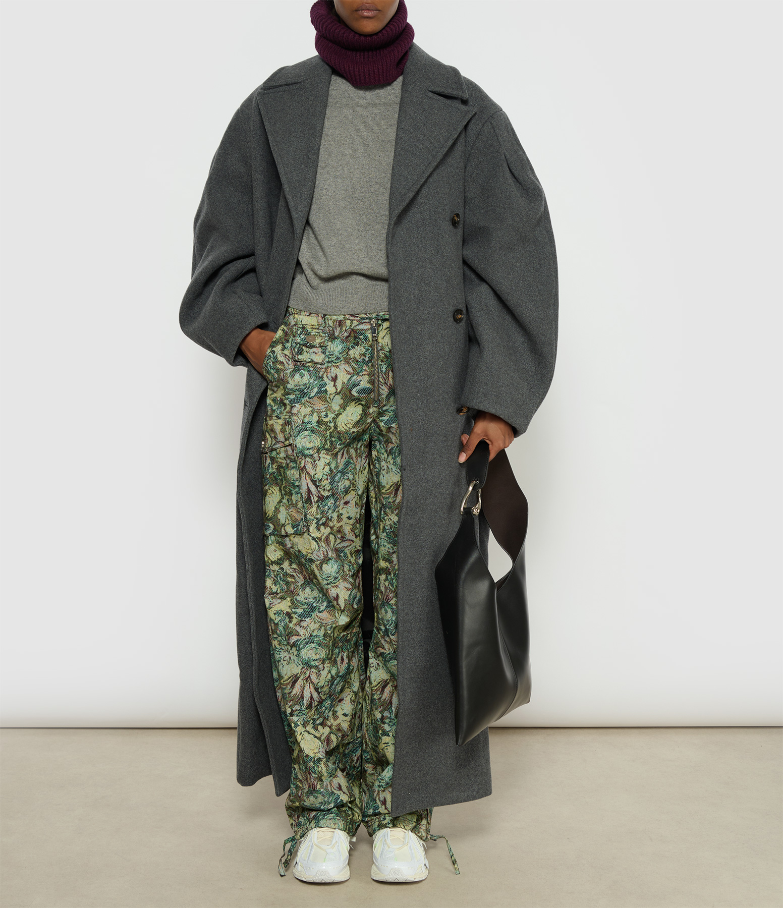 Pewter Wool Peacoat