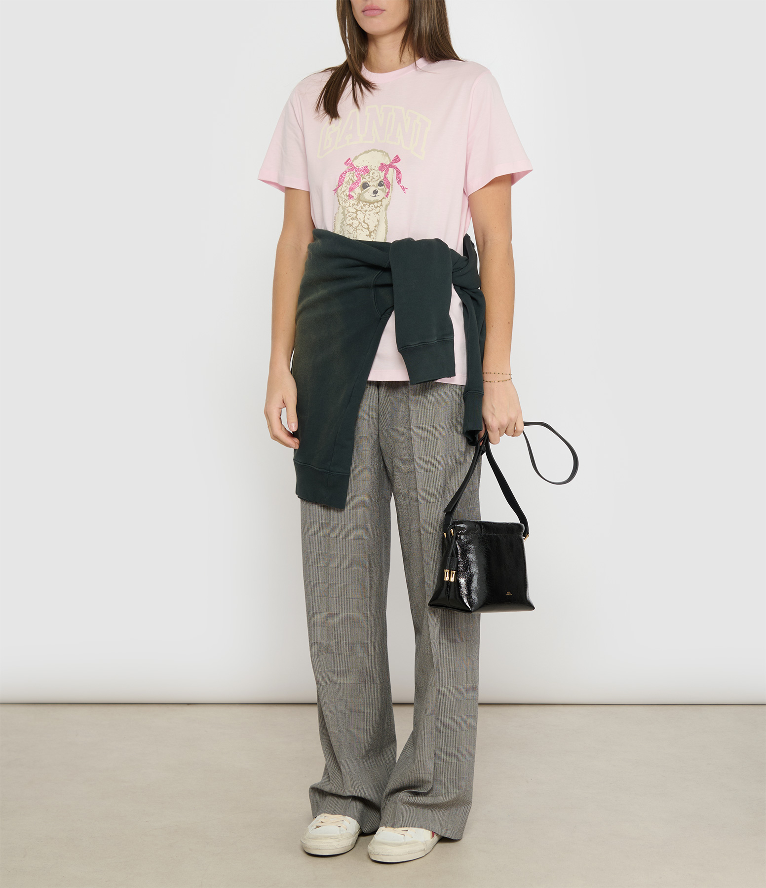 Basic Cotton Jersey T-shirt in Chalk Pink