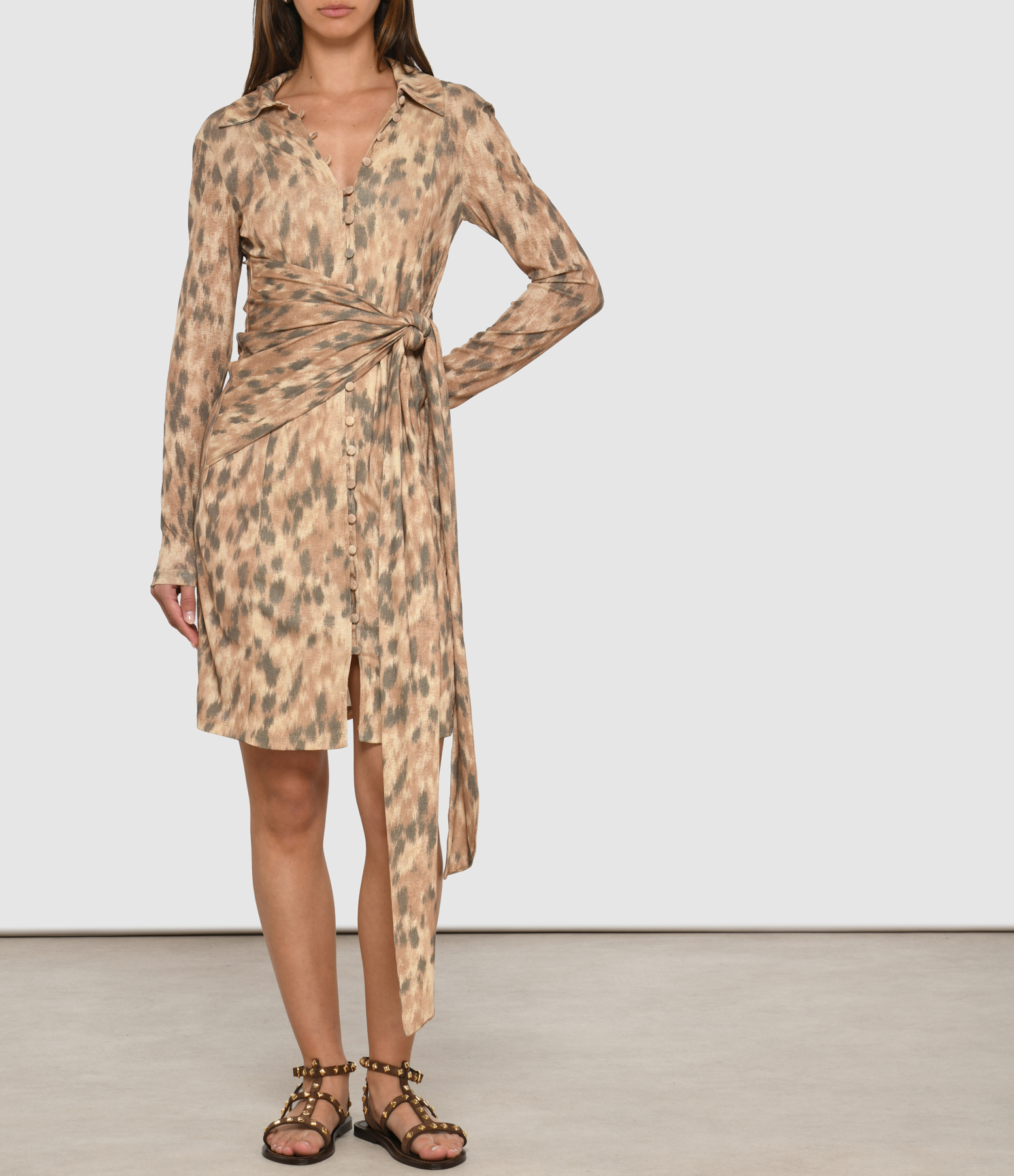 Marl Tie Burro Dress