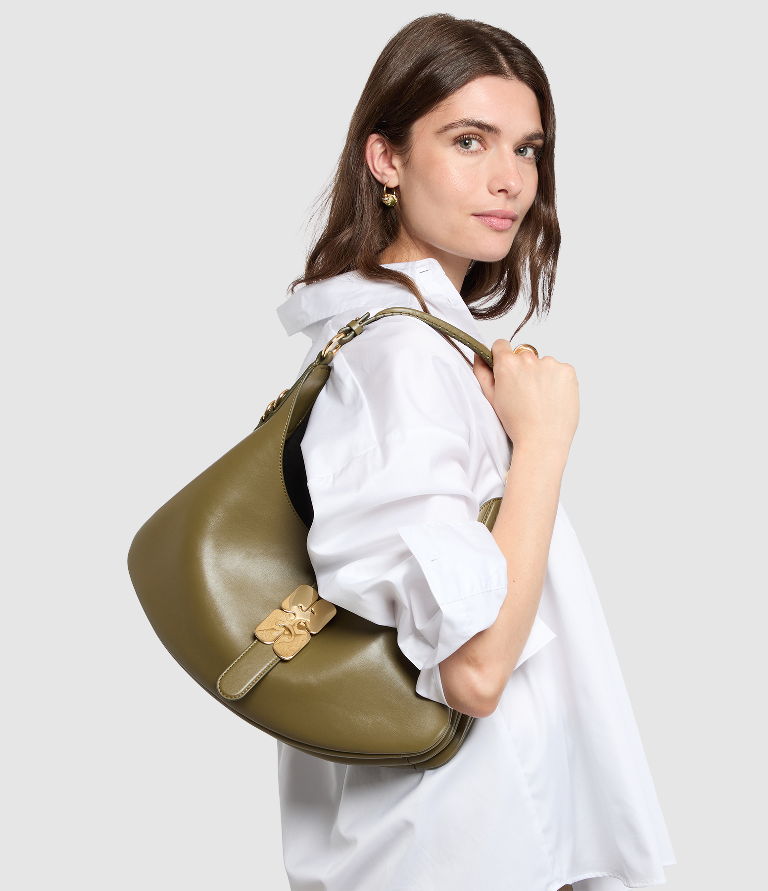 Kat Small Butter Military Olive Bag