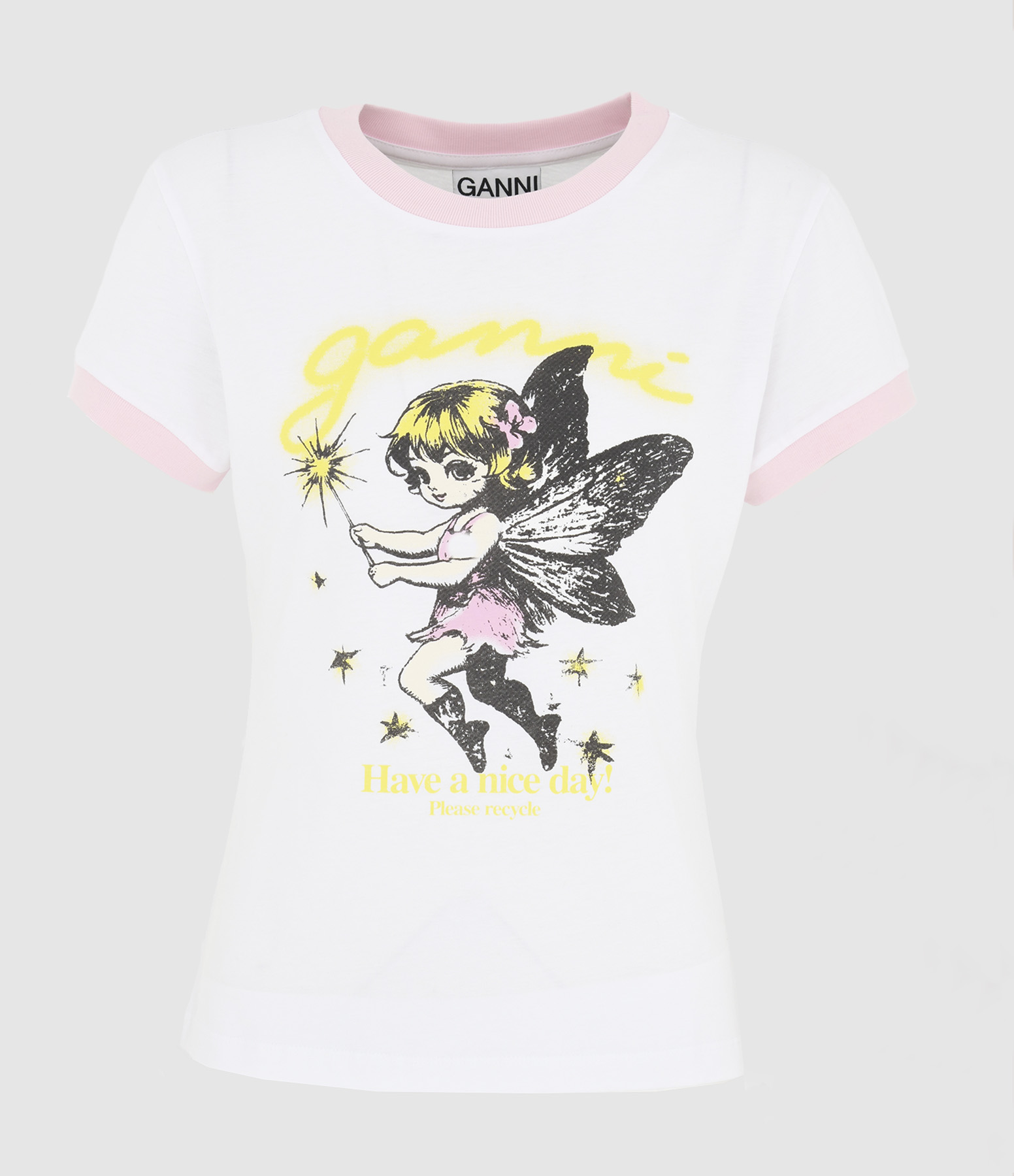 Basic Baby Fit Fairy T-shirt in Bright White