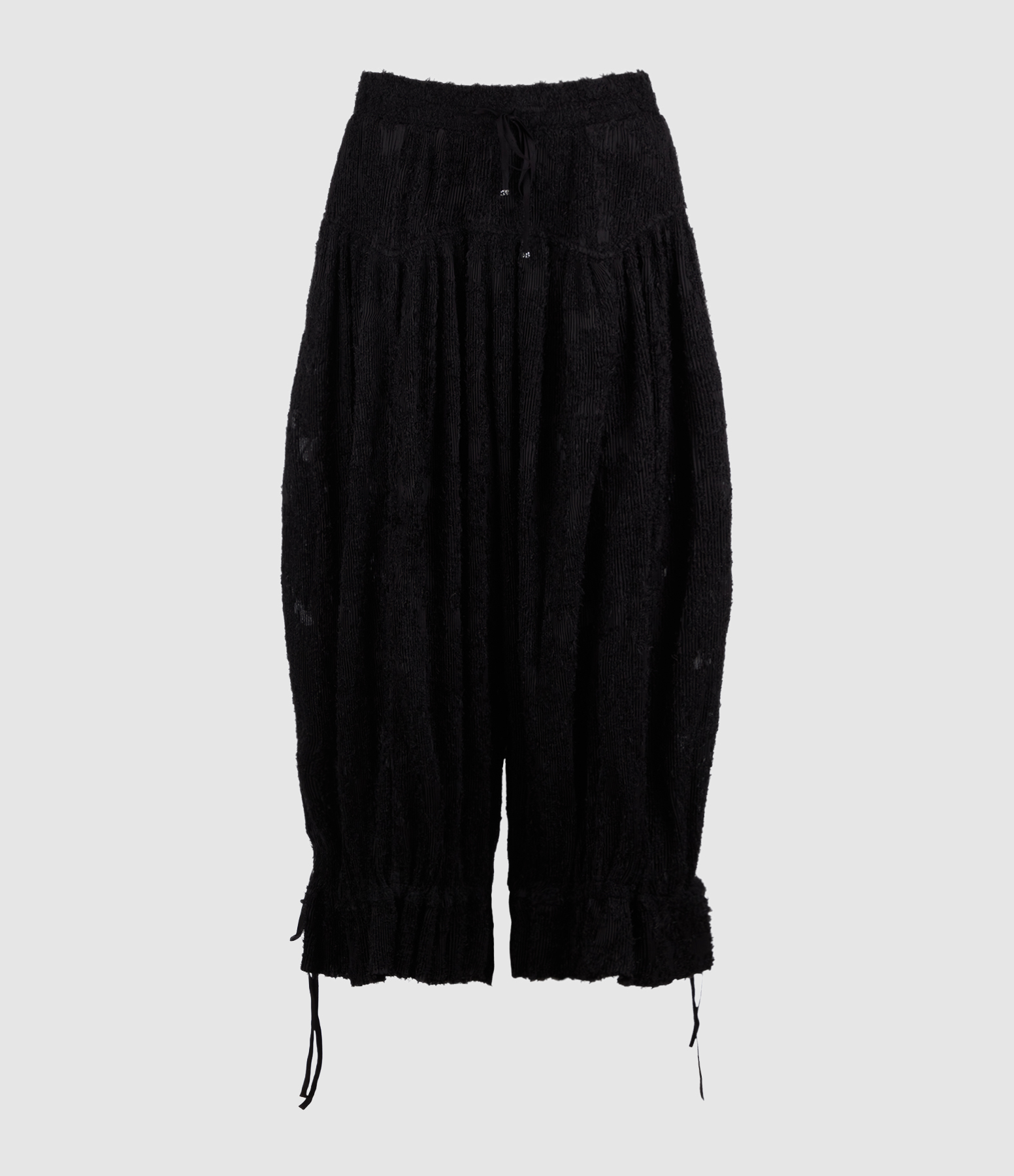 Pantalon Pleated Fil Coupe Balloon Black