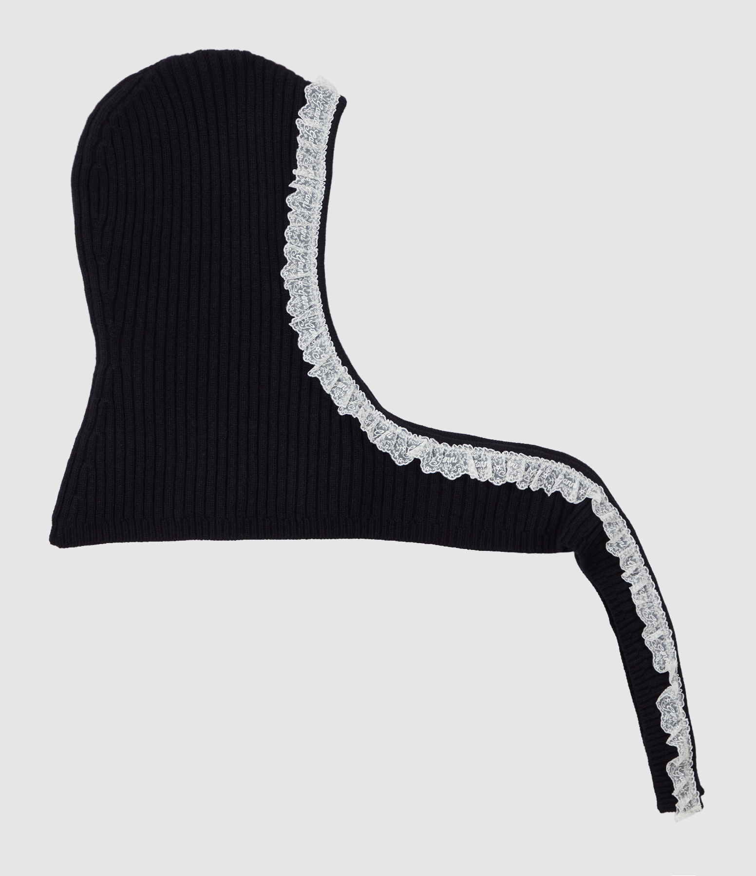Compact Wool Lace Sky Captain Balaclava