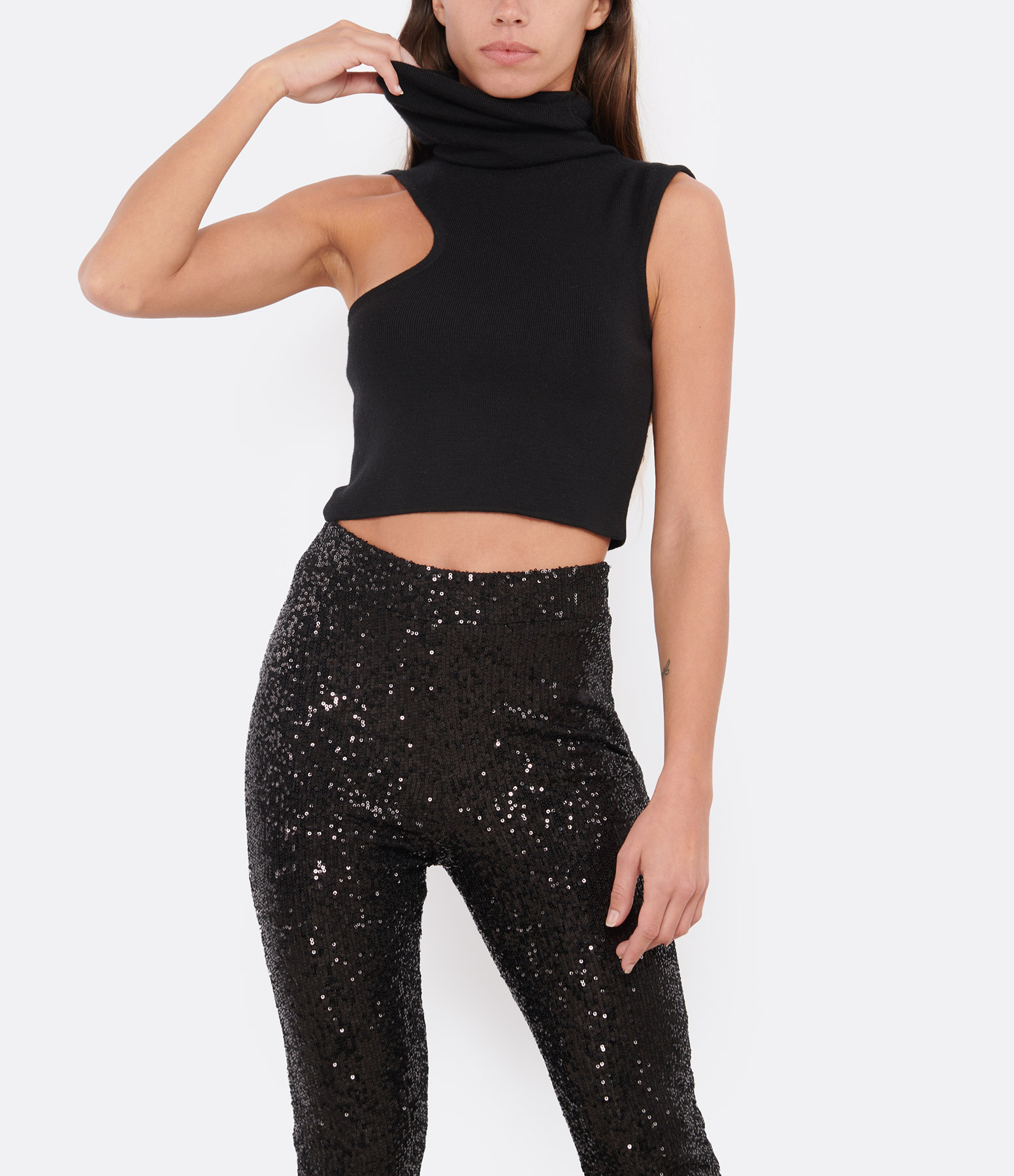 Melita Black Sweatshirt