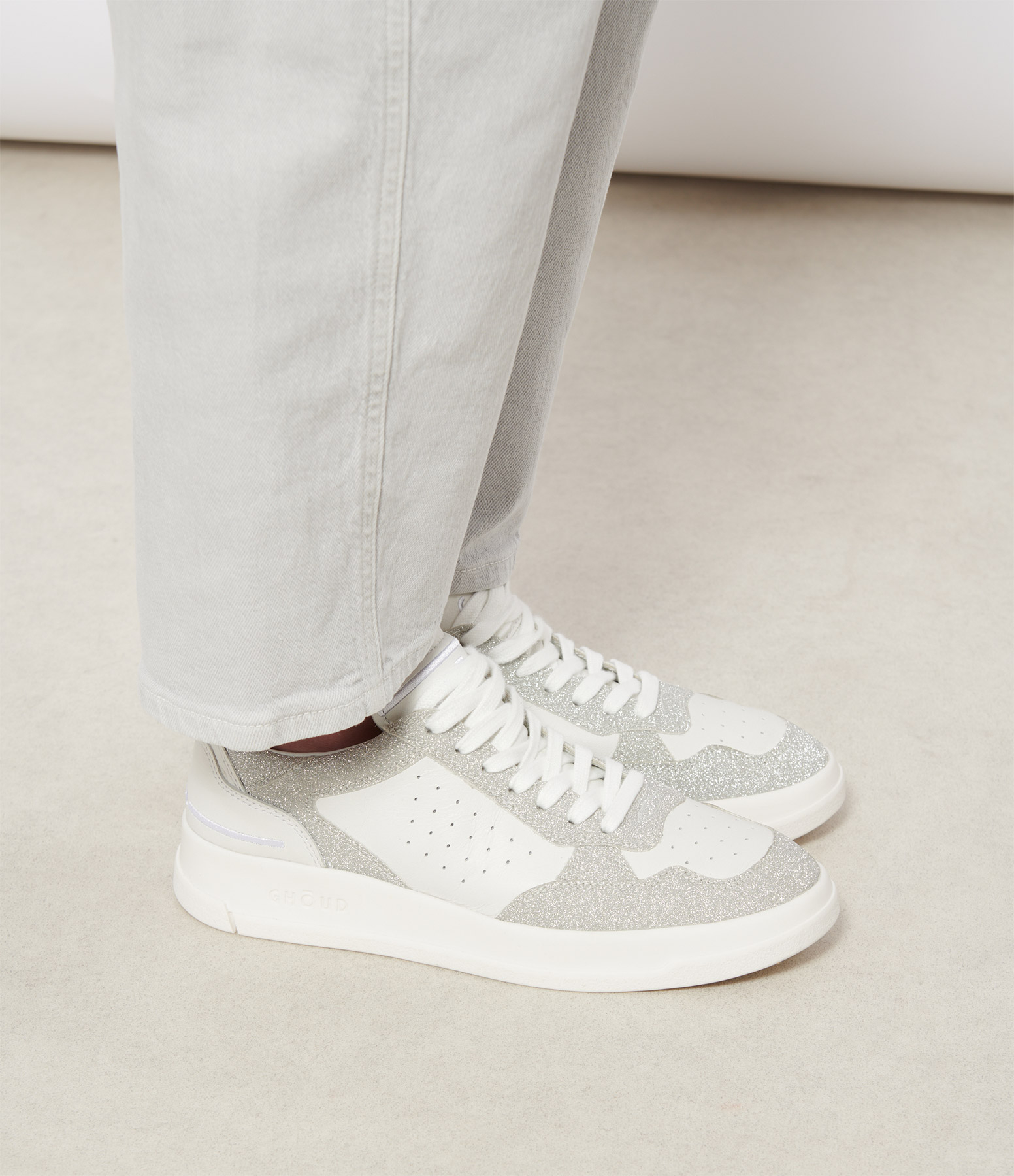 White Tweener Low Trainers