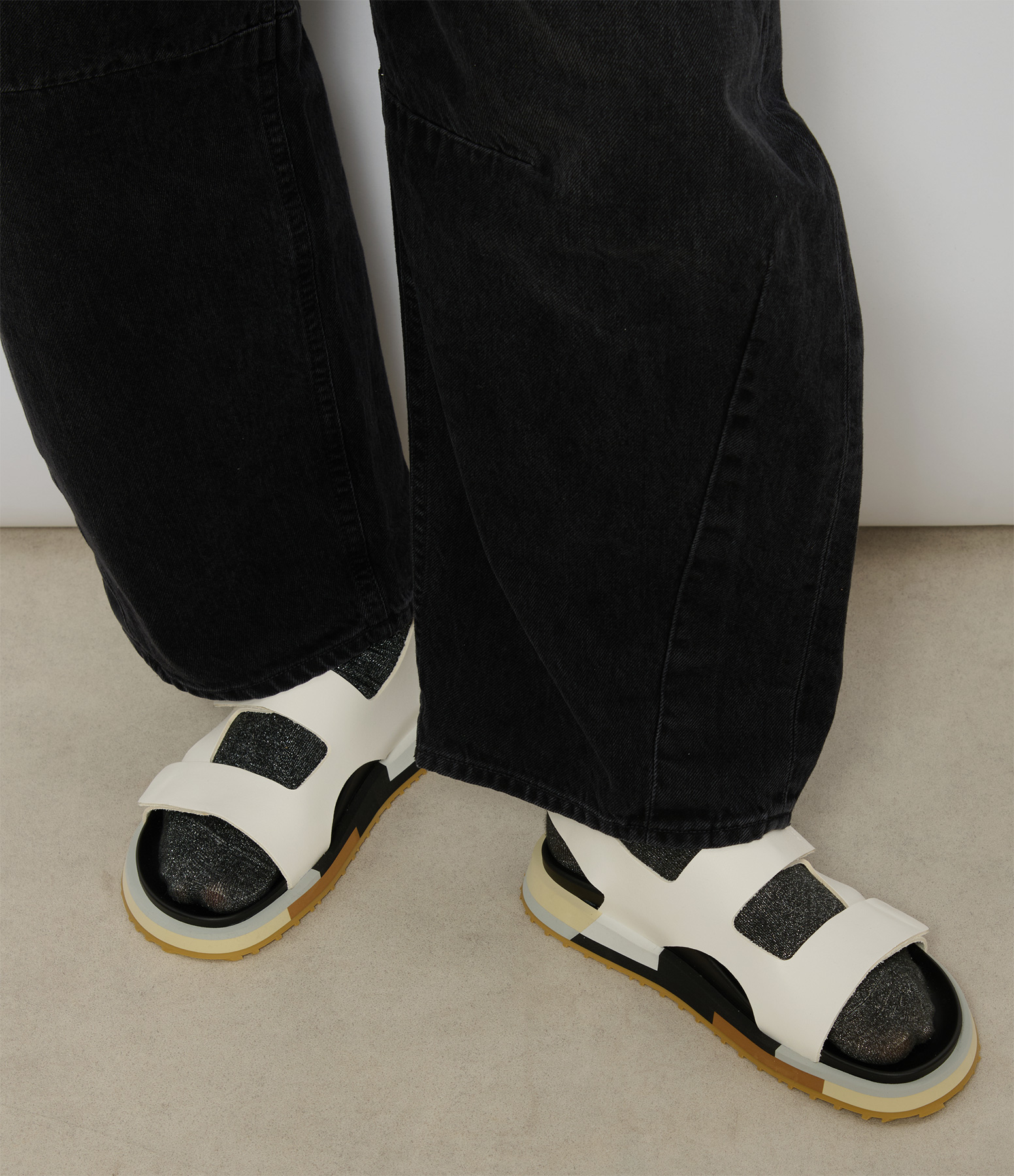 Atelier Multicolour Women’s Leat Leat White Sandals