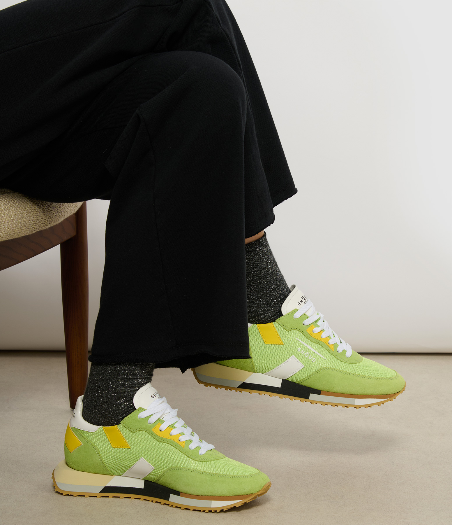 Rush Multi Low Women’s Trainers – Mesh Synt Green Yell
