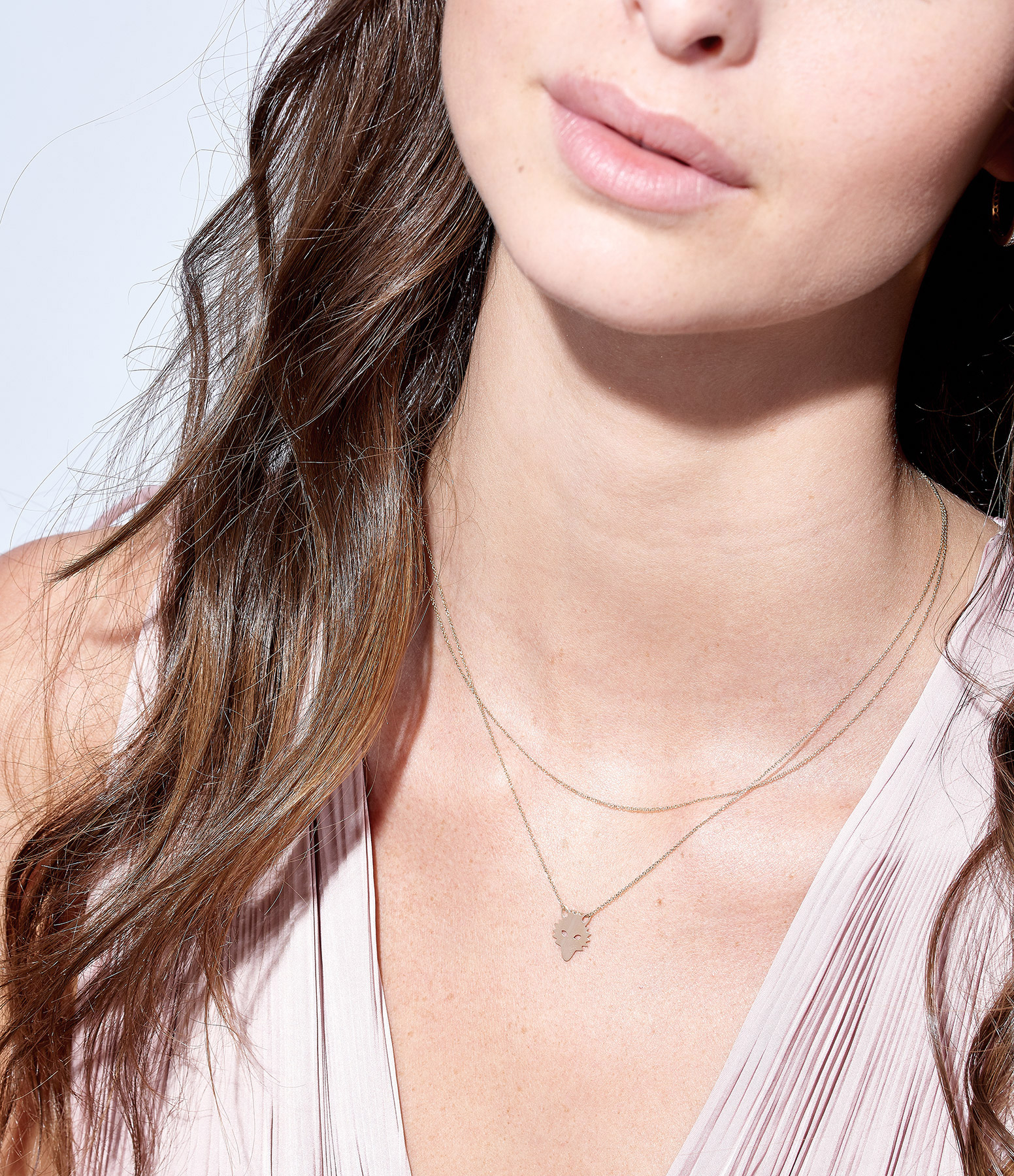 Rose gold chain, 40 cm