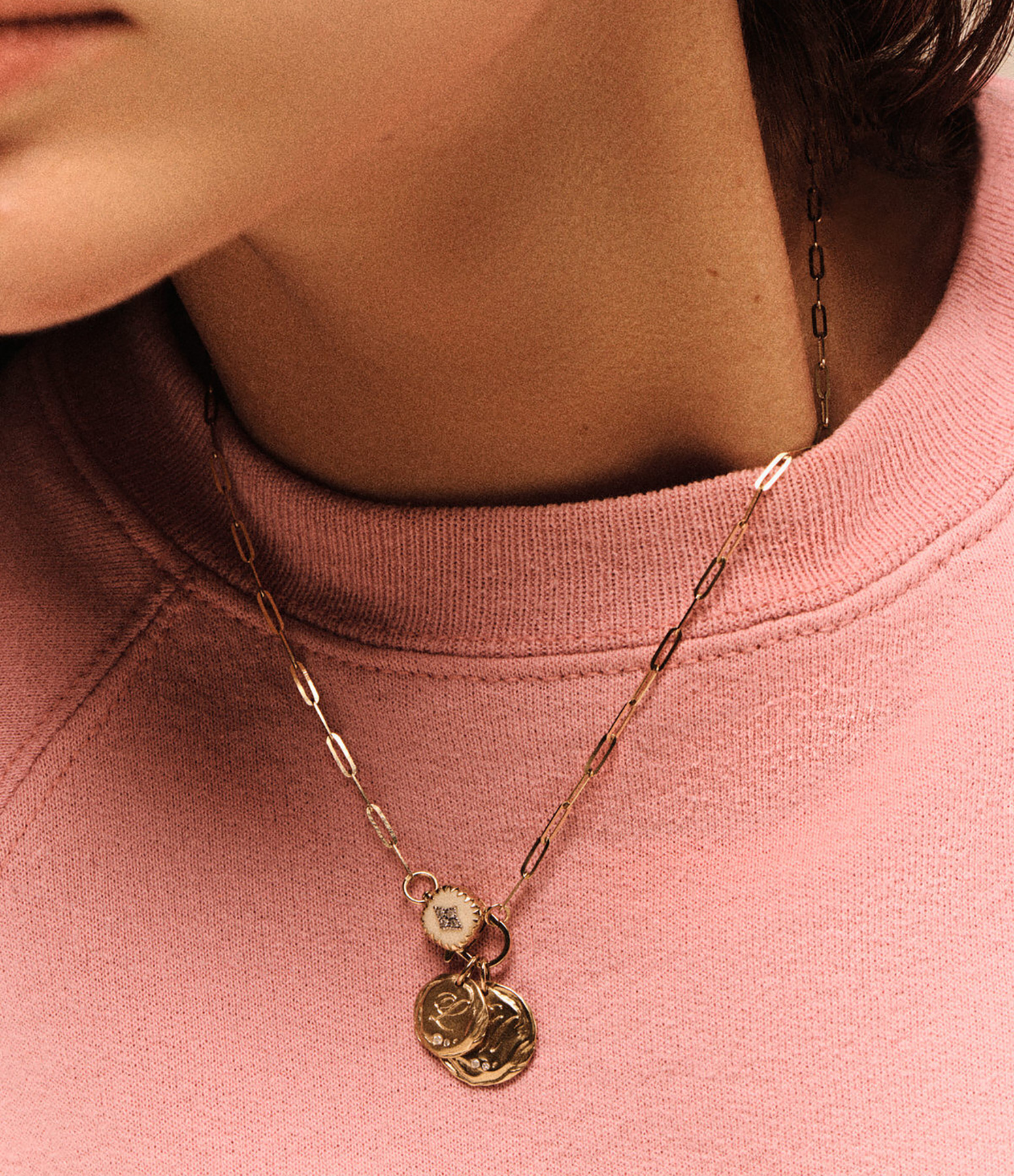 Ginger White Necklace