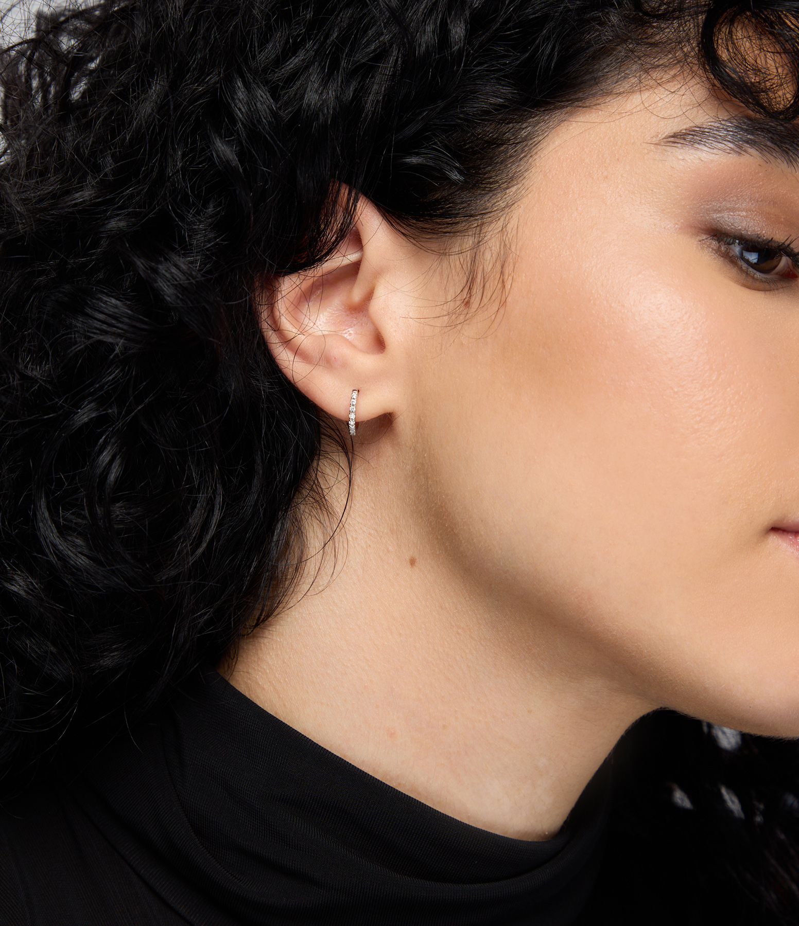 Be Mine Diamond Earring in White Gold (Sold individually)