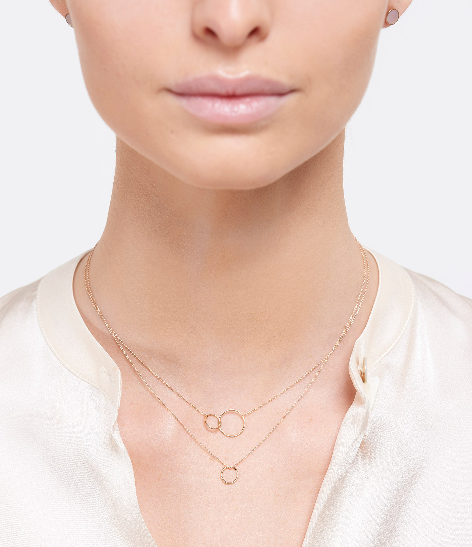 Tiny Fusion Rose Gold Necklace
