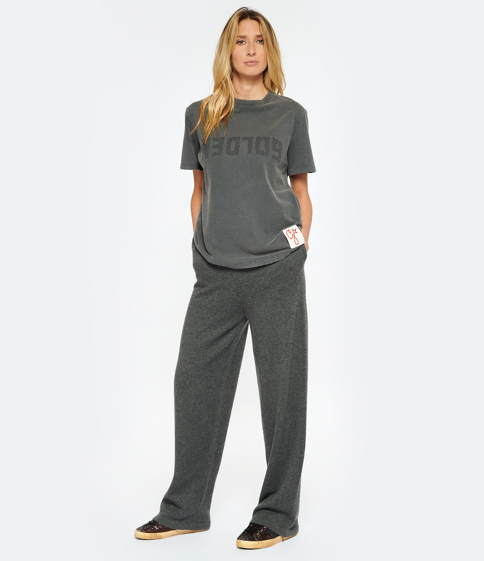 Golden Cashmere Grey Jogging Trousers