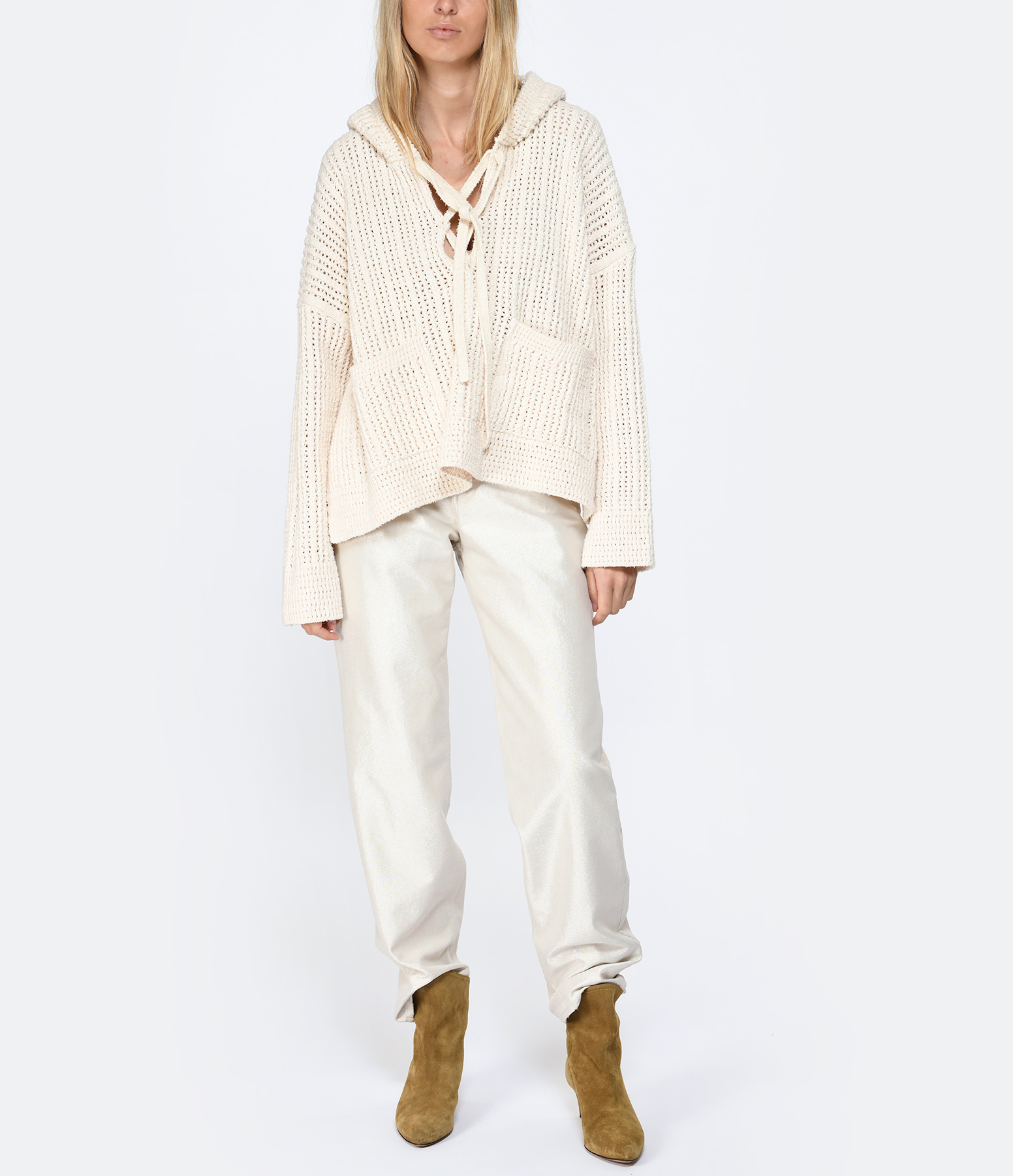 Jean Journey Ecru Gold Cotton