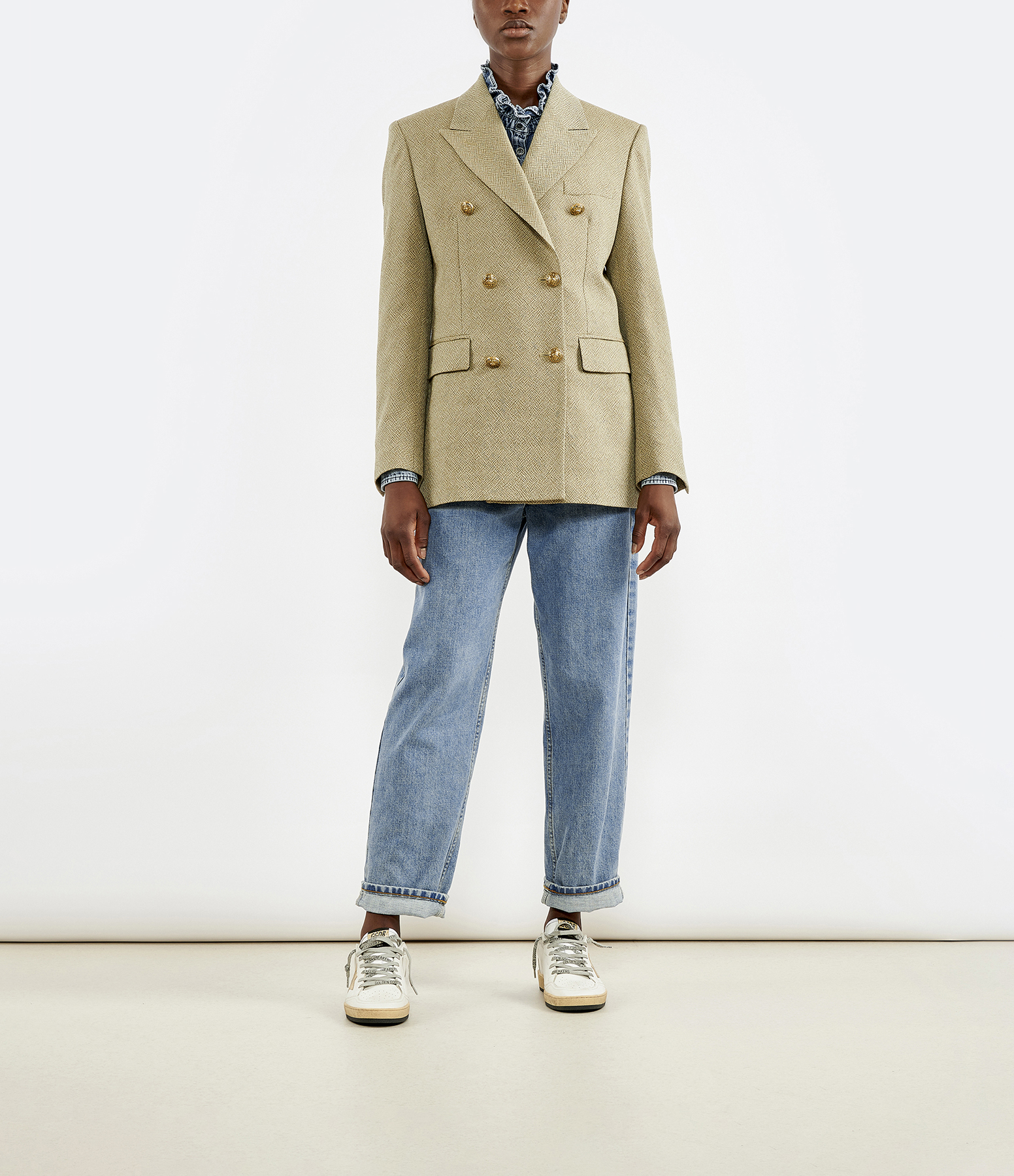 Journey Beige Blazer Jacket