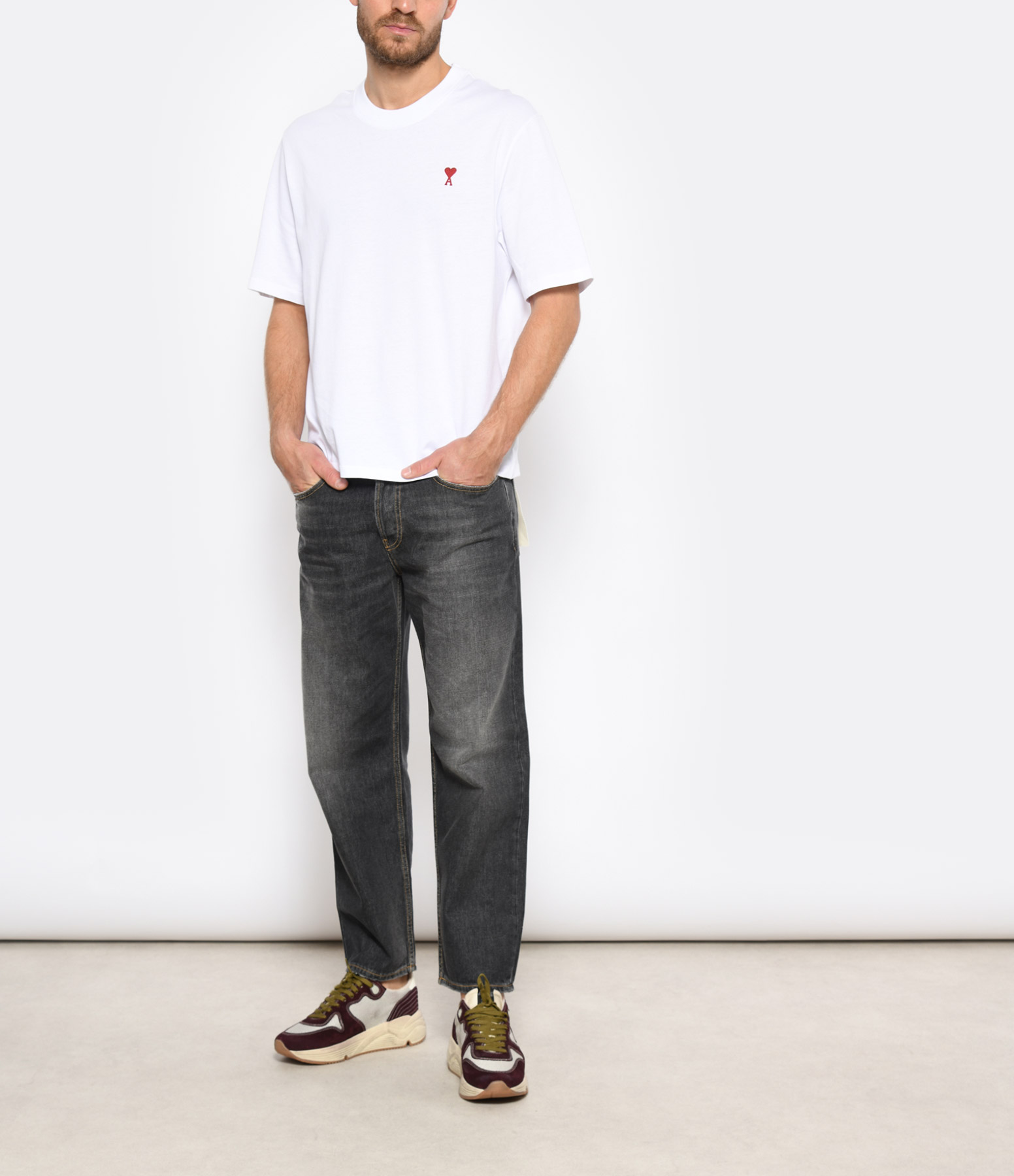 Cory Men’s Black Faded Trousers