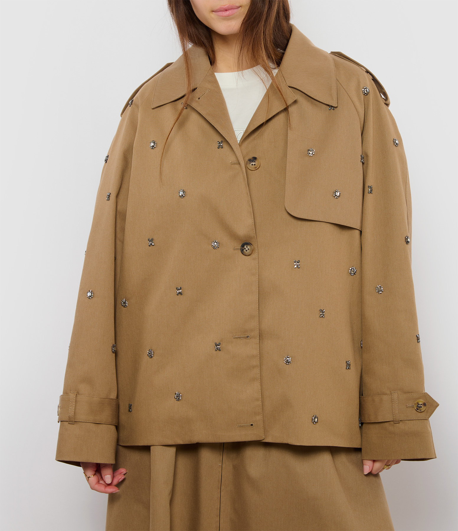 Women’s Journey Trench Coat in Beige