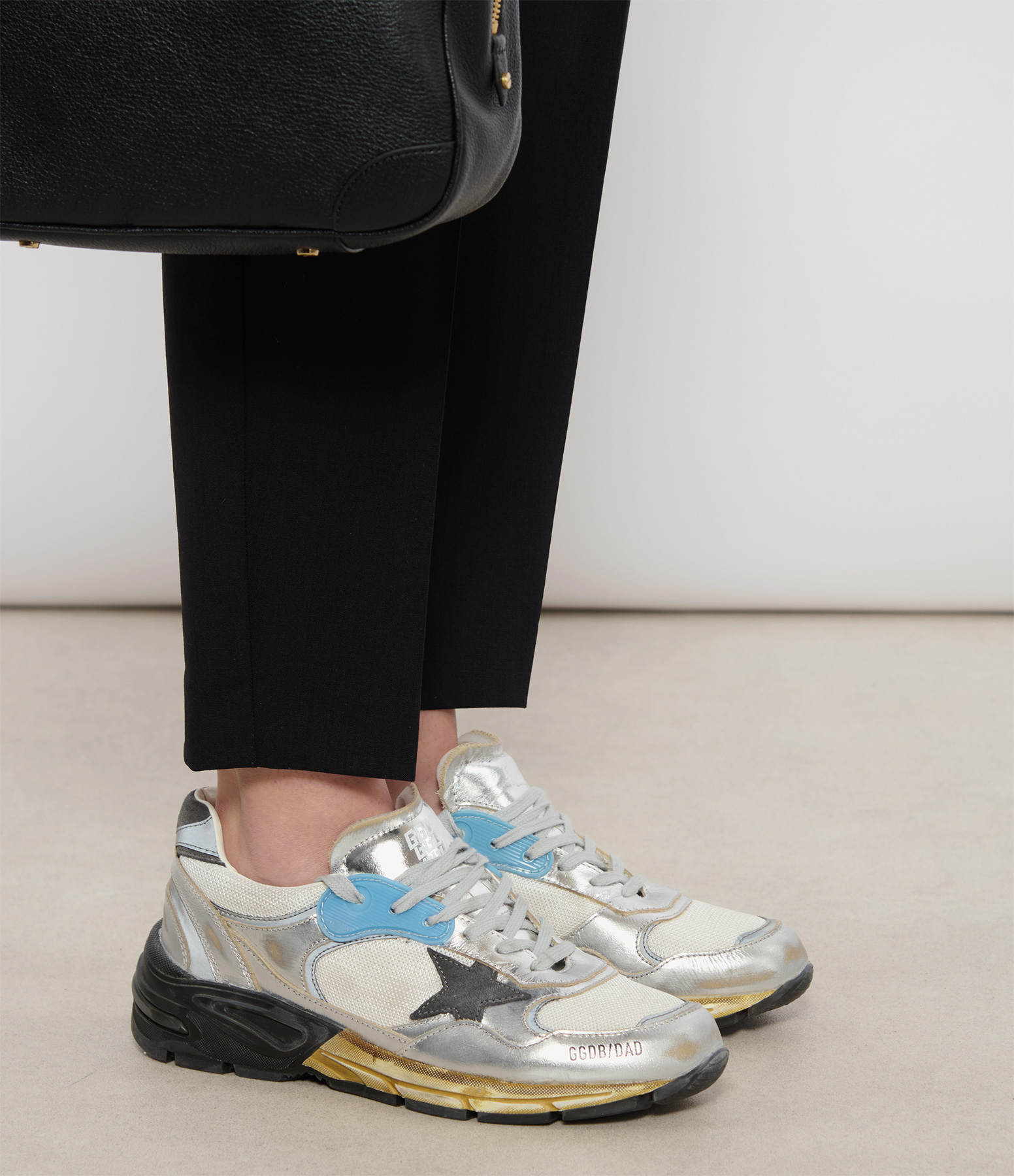 Dad Running Trainers – Silver, Grey and White